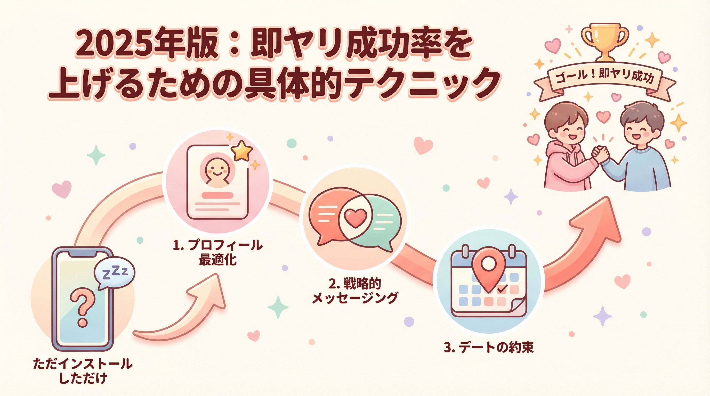 2025年版：即ヤリ成功率を上げるための具体的テクニック