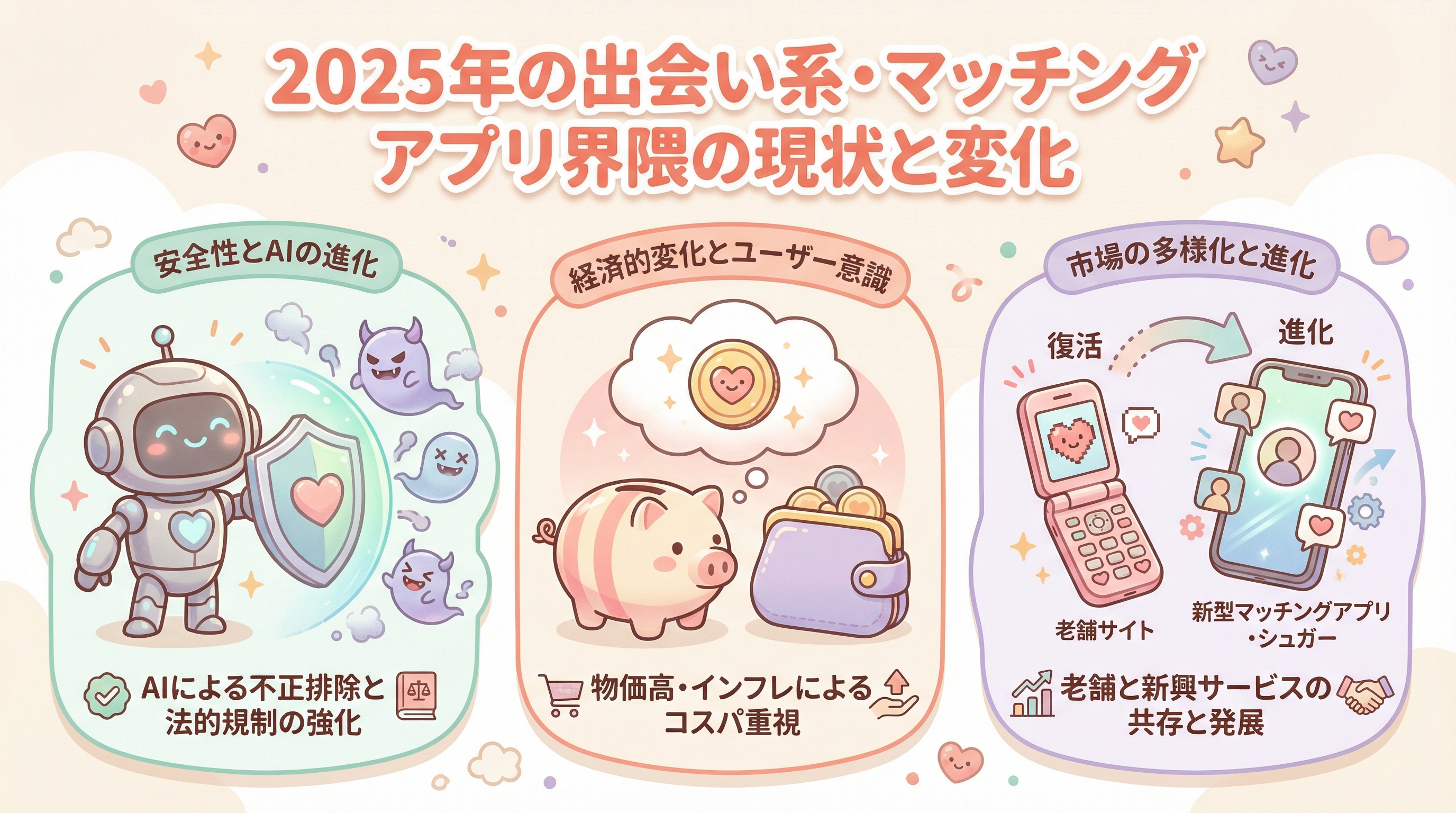 2025年の出会い系・マッチングアプリ界隈の現状と変化