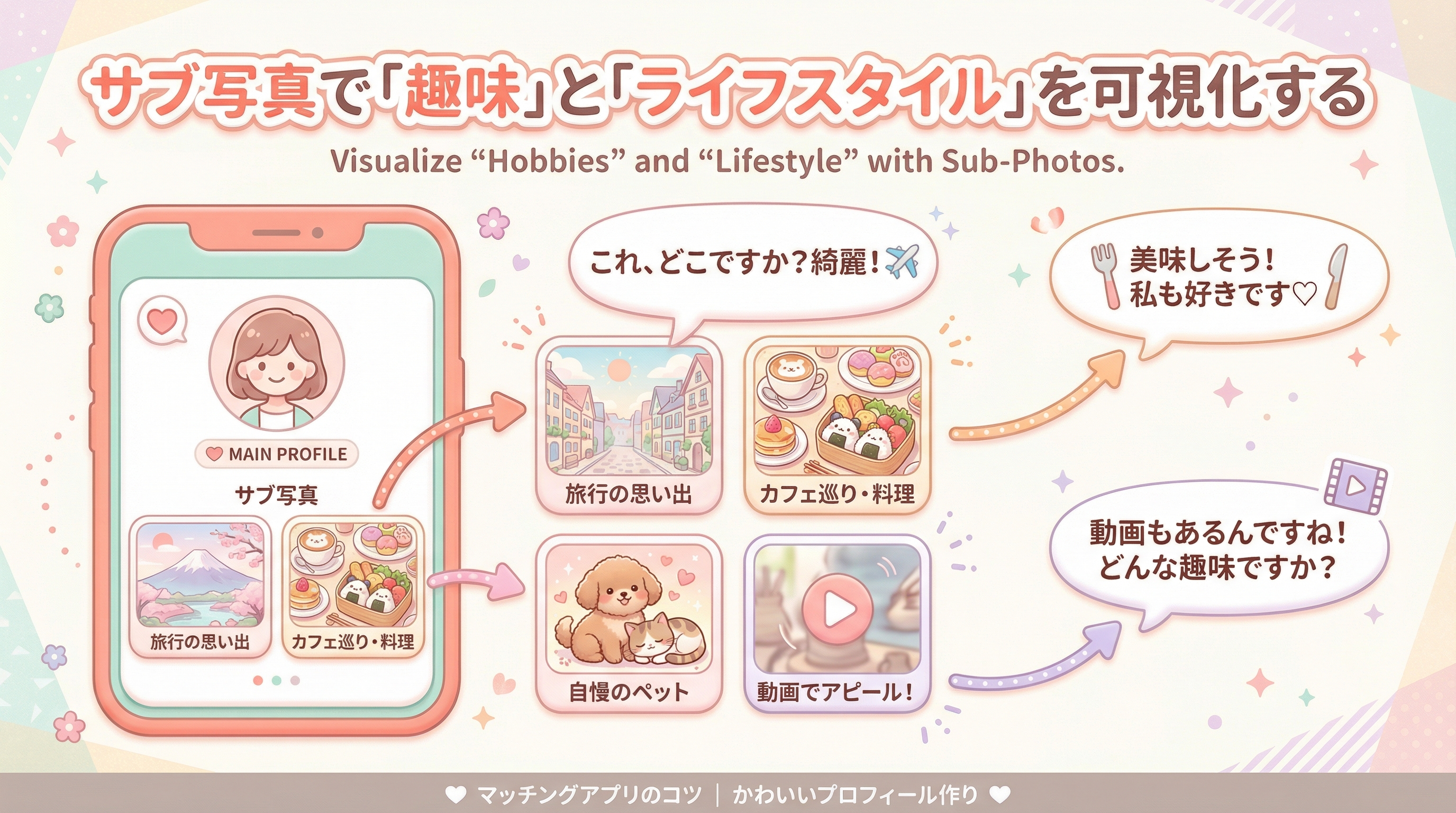 サブ写真で「趣味」と「ライフスタイル」を可視化する
