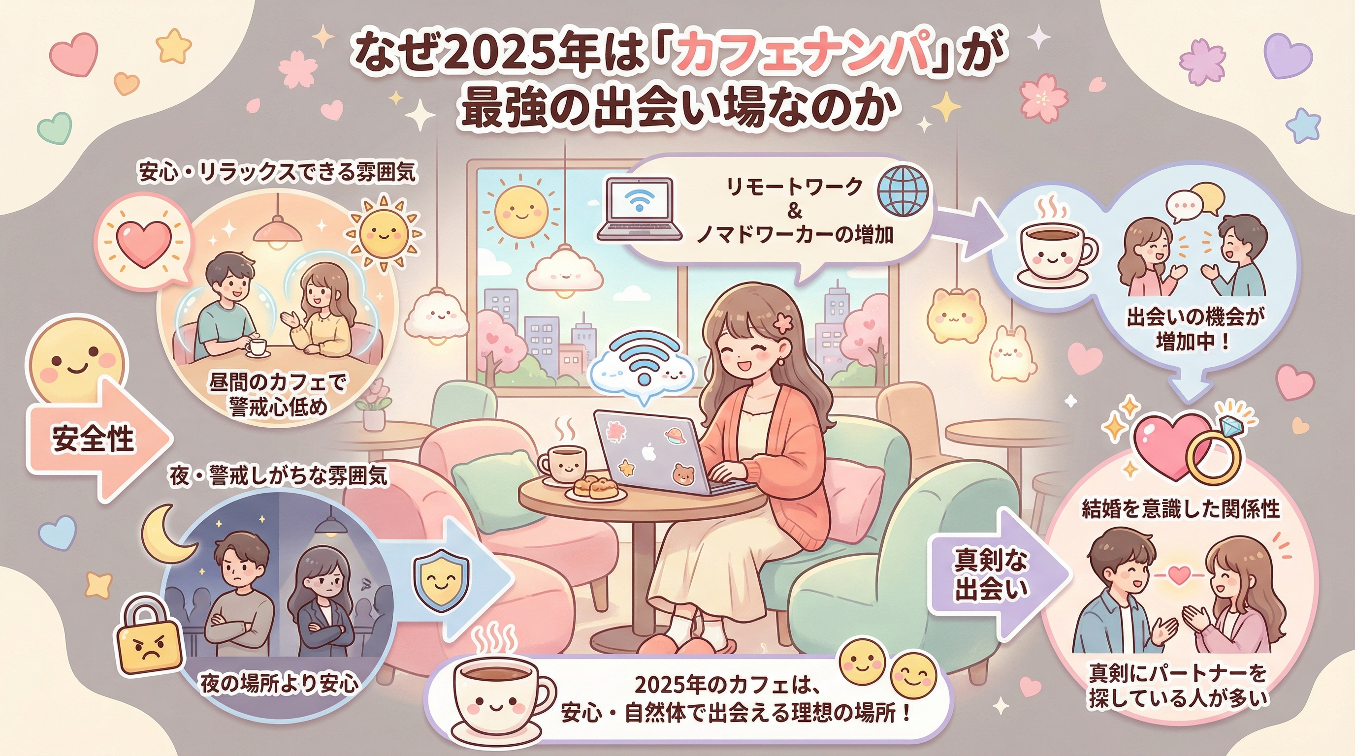 なぜ2025年は「カフェナンパ」が最強の出会い場なのか