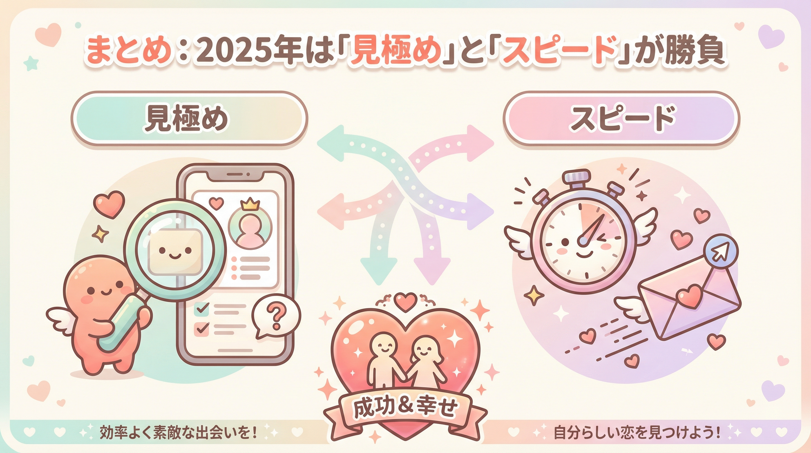 まとめ：2025年は「見極め」と「スピード」が勝負