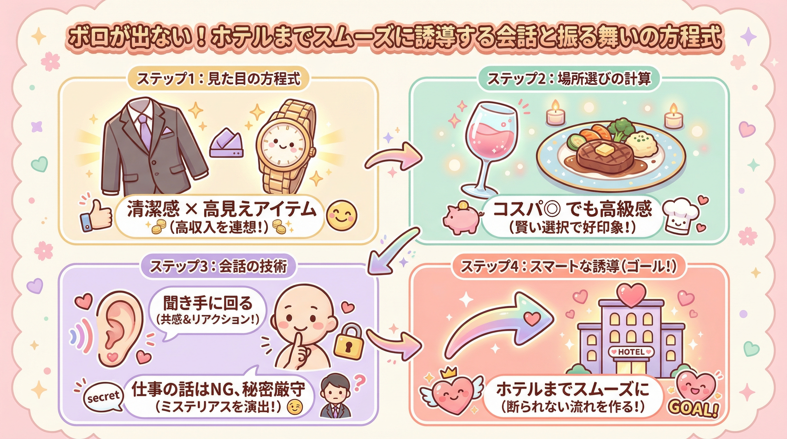 ボロが出ない!ホテルまでスムーズに誘導する会話と振る舞いの方程式