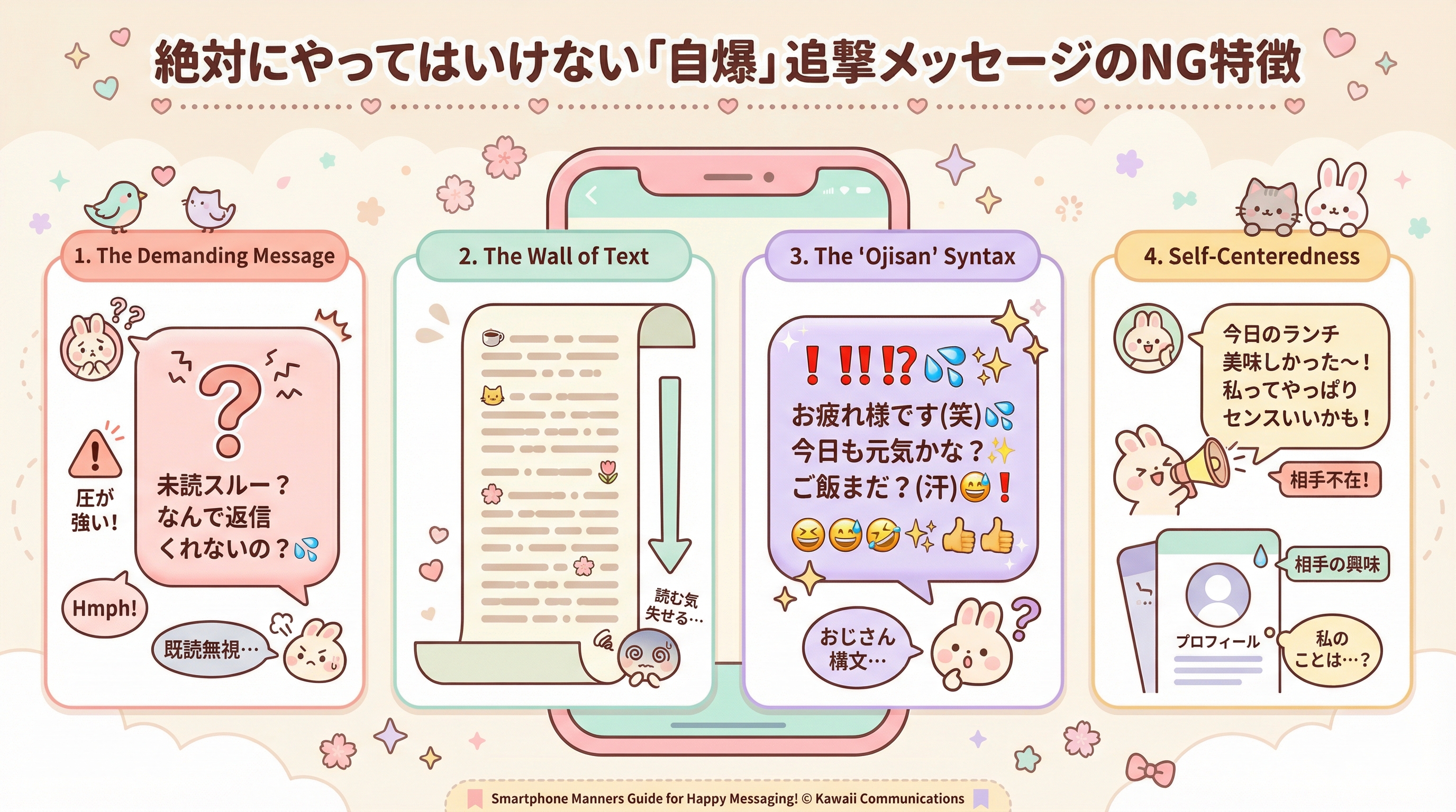 絶対にやってはいけない「自爆」追撃メッセージのNG特徴