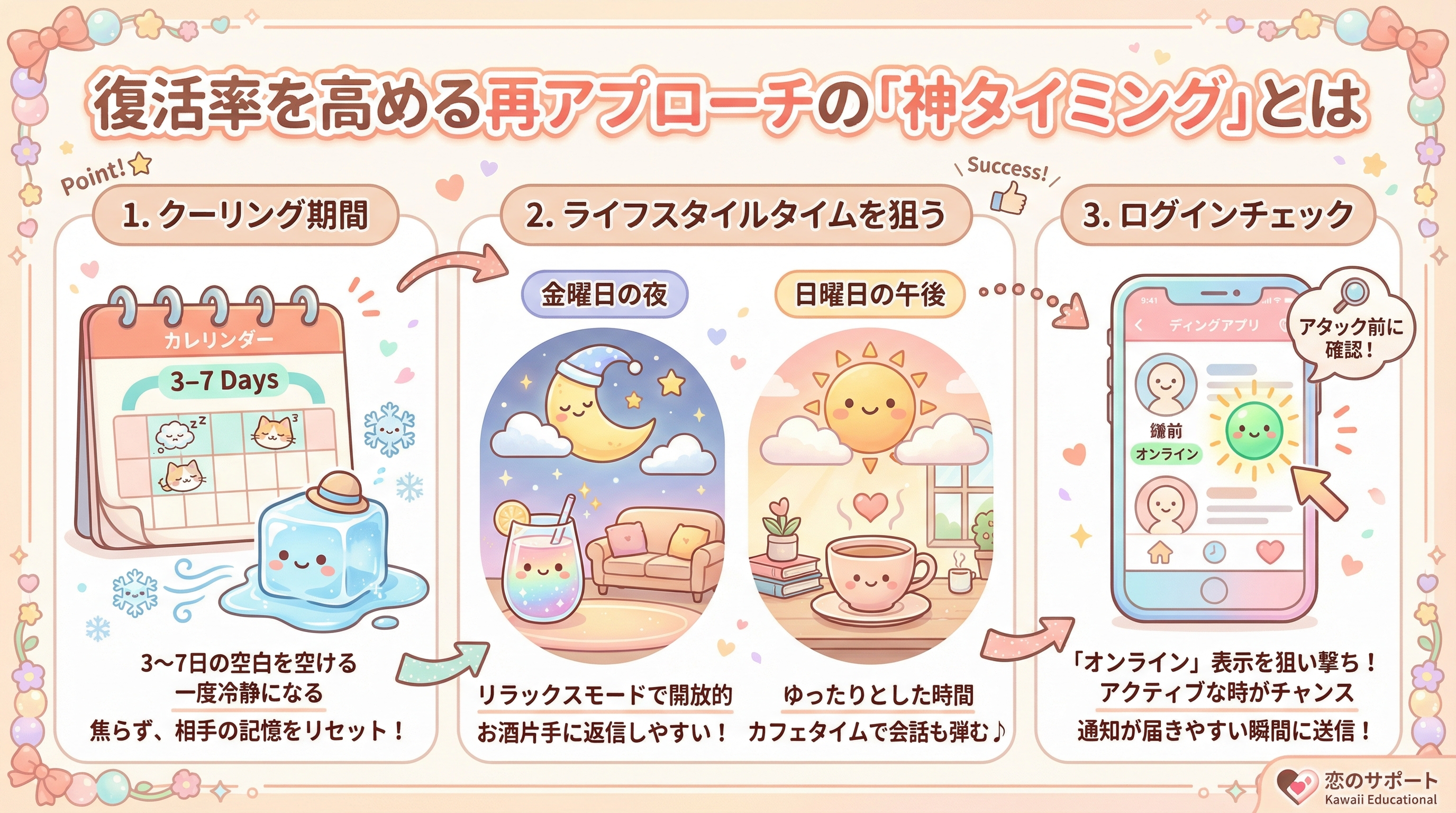 復活率を高める再アプローチの「神タイミング」とは