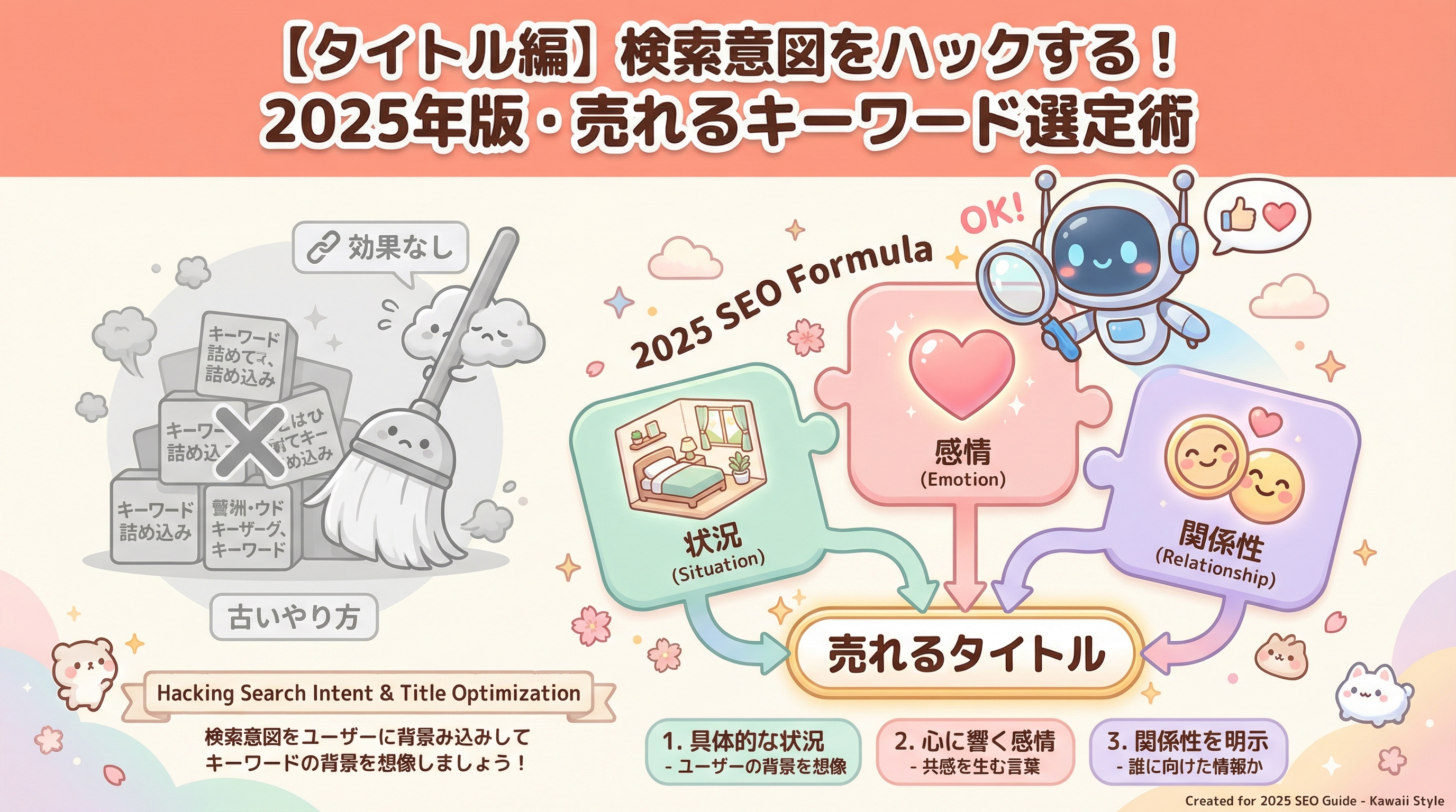 【タイトル編】検索意図をハックする！2025年版・売れるキーワード選定術