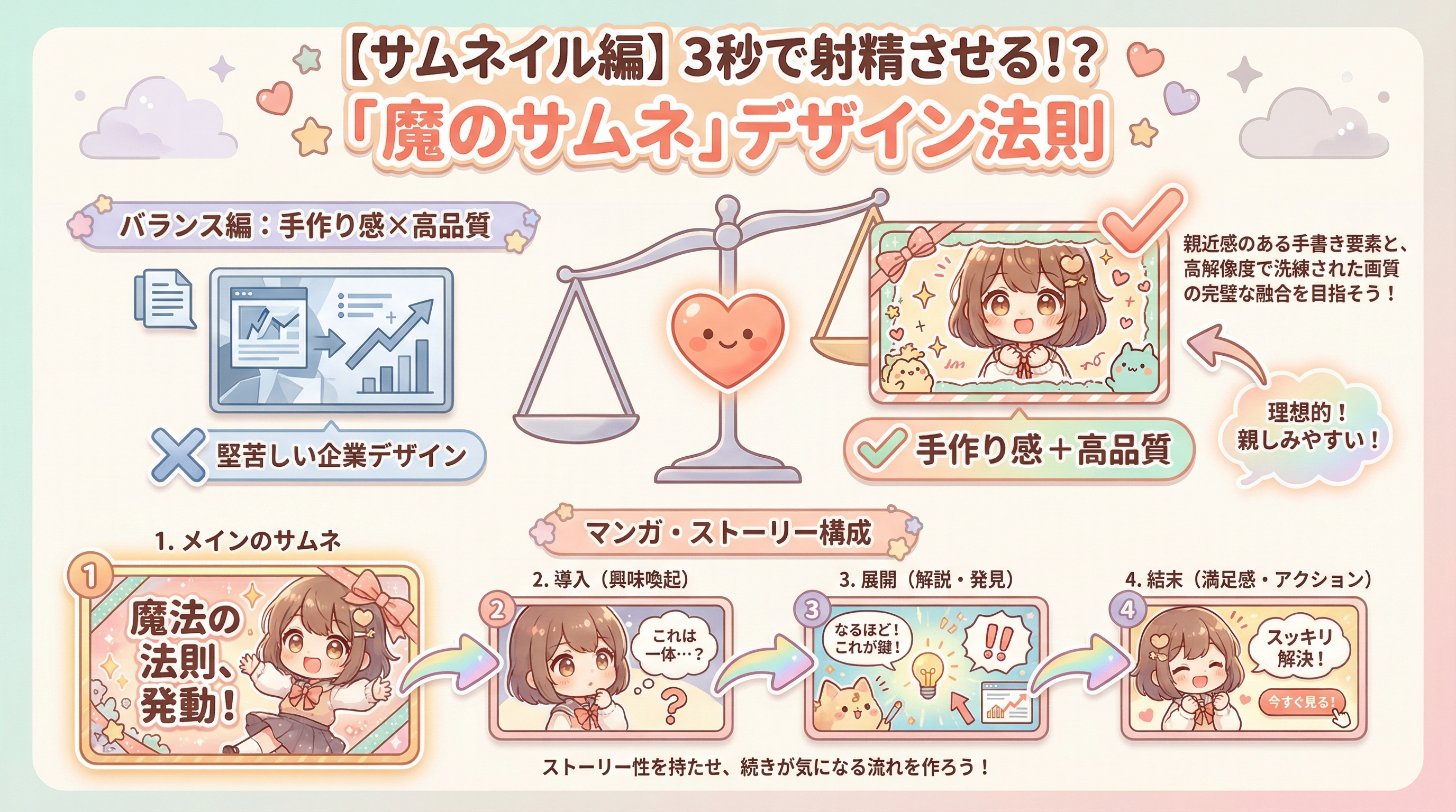 【サムネイル編】3秒で射精させる！？「魔のサムネ」デザイン法則