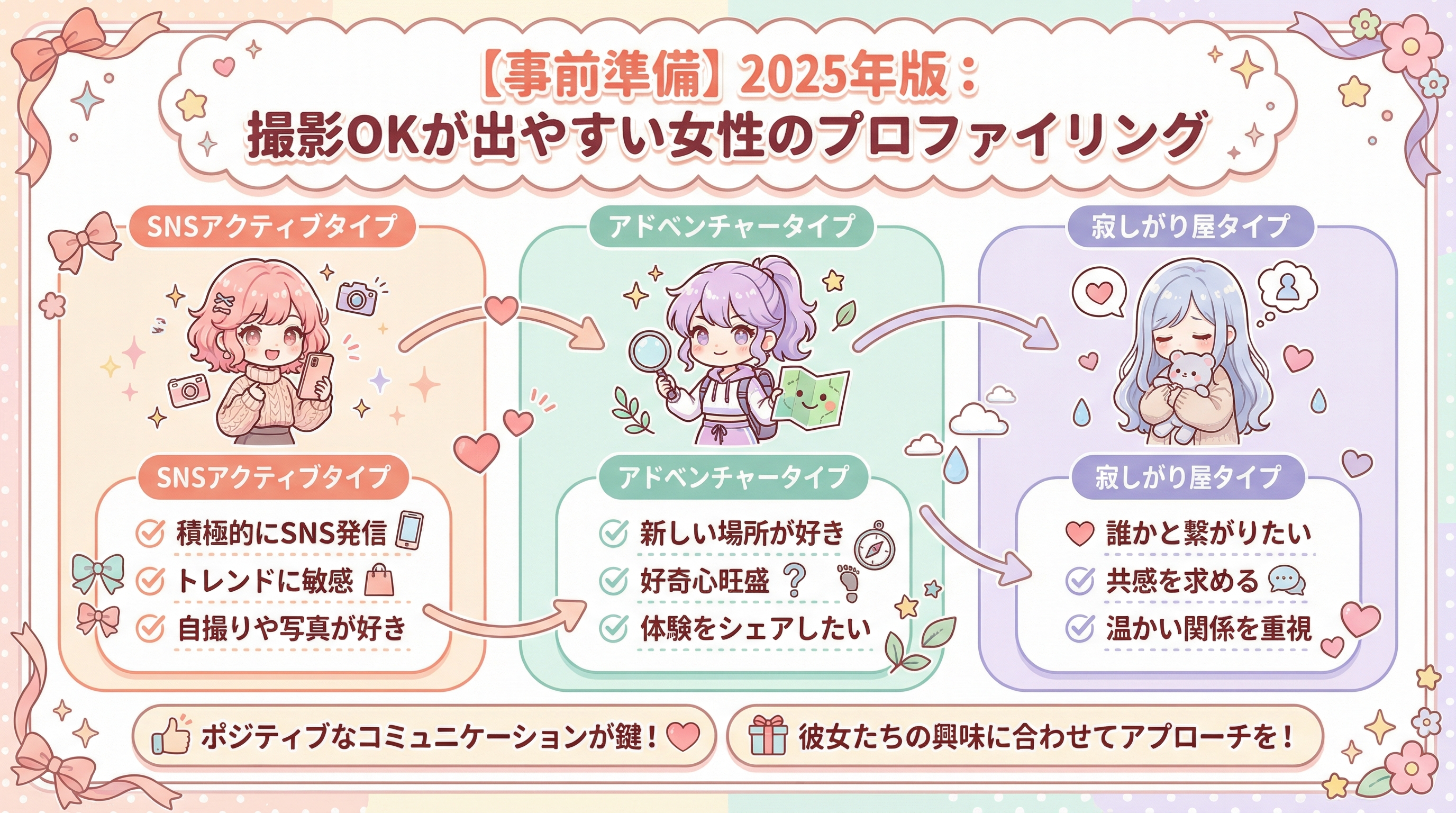 【事前準備】2025年版：撮影OKが出やすい女性のプロファイリング