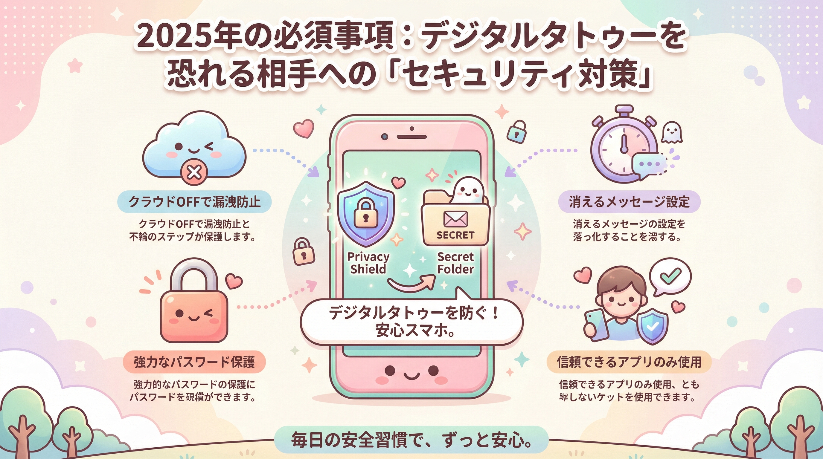 2025年の必須事項：デジタルタトゥーを恐れる相手への「セキュリティ対策」