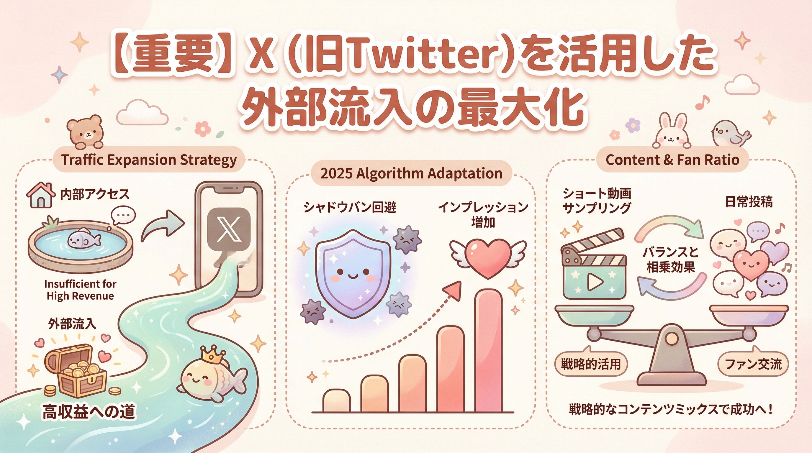 【重要】X(旧Twitter)を活用した外部流入の最大化