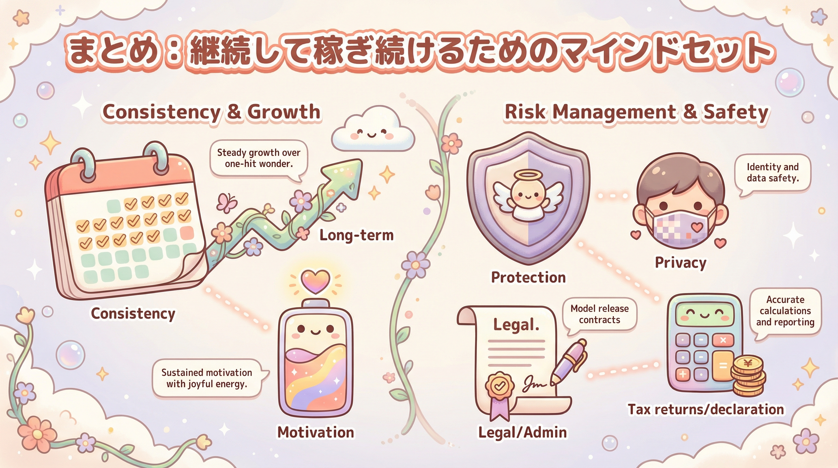 まとめ:継続して稼ぎ続けるためのマインドセット