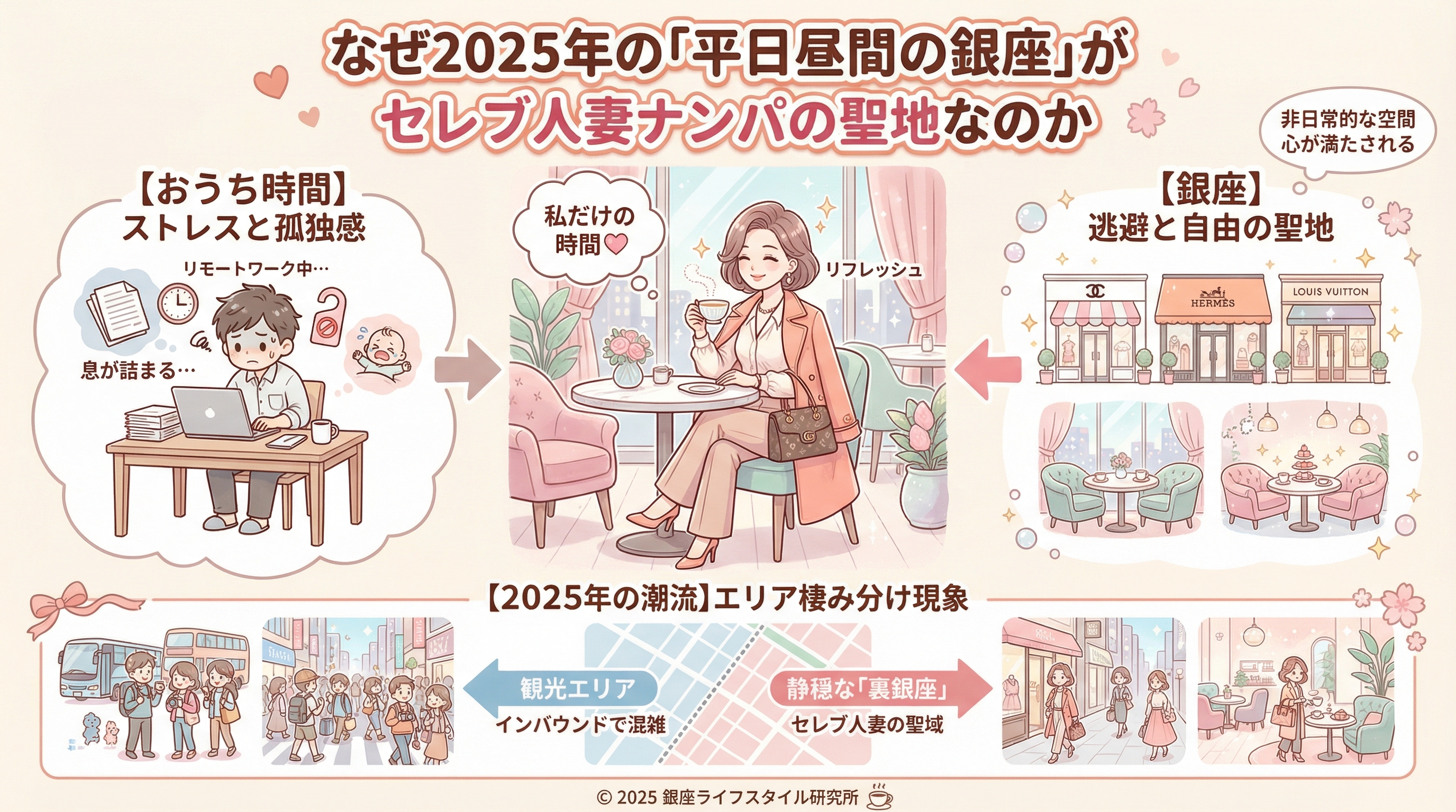なぜ2025年の「平日昼間の銀座」がセレブ人妻ナンパの聖地なのか