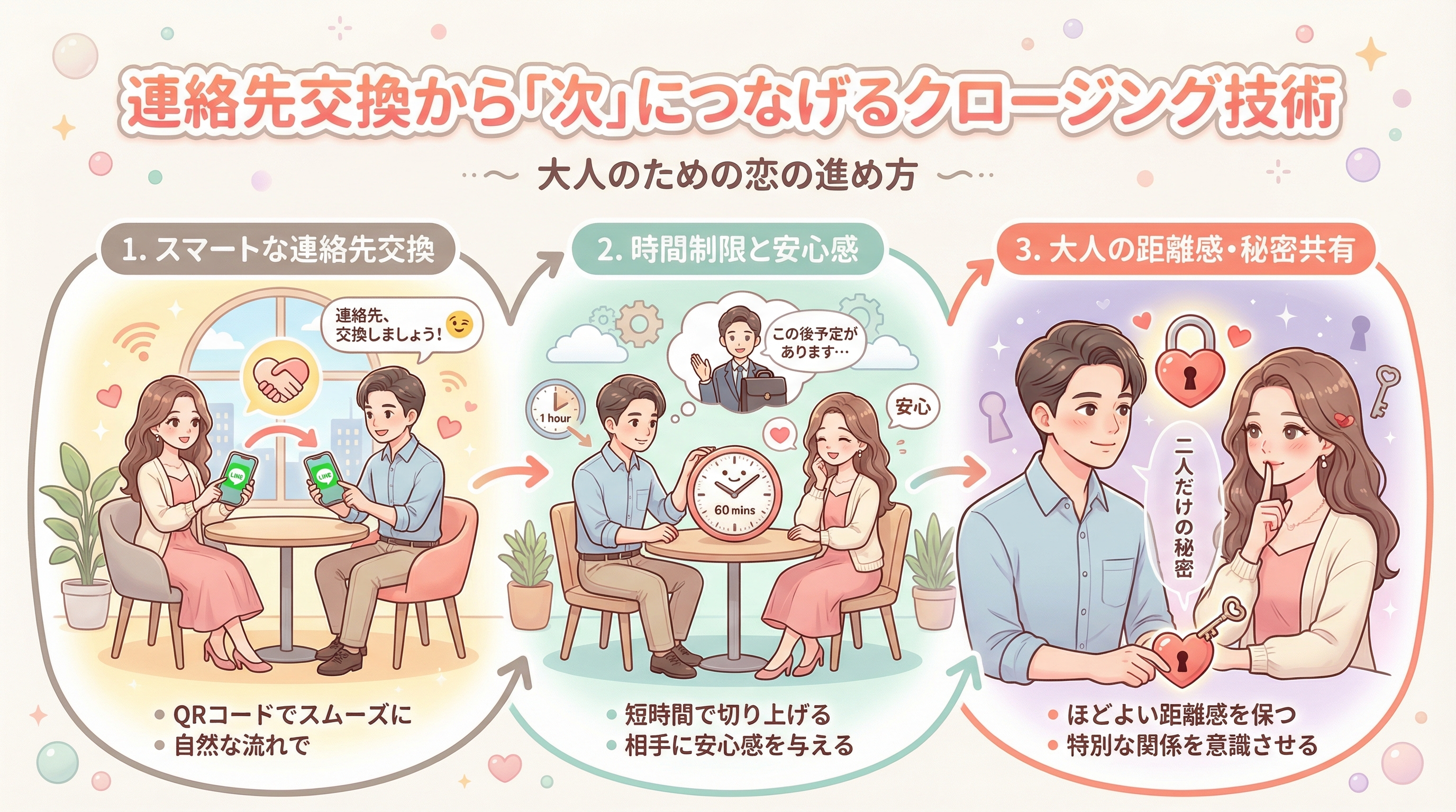 連絡先交換から「次」につなげるクロージング技術