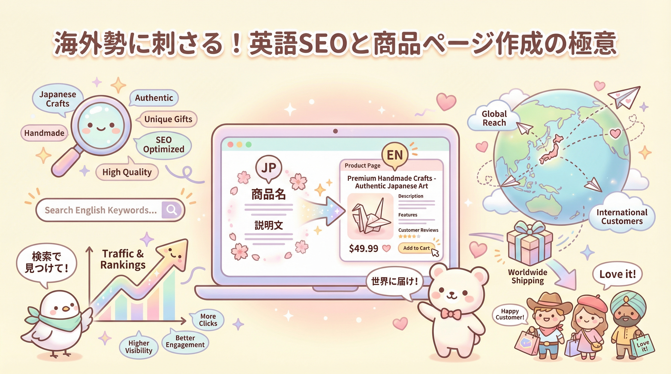 海外勢に刺さる!英語SEOと商品ページ作成の極意