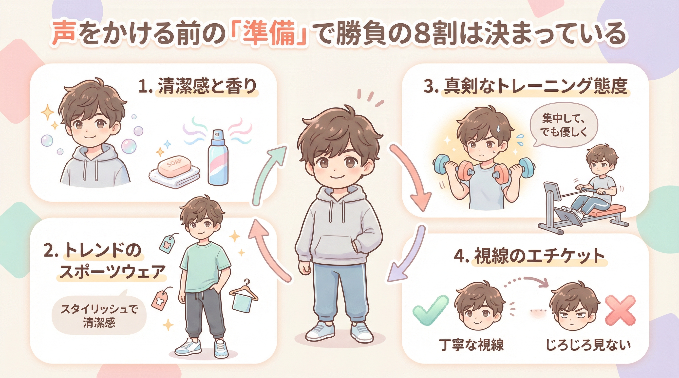 声をかける前の「準備」で勝負の8割は決まっている