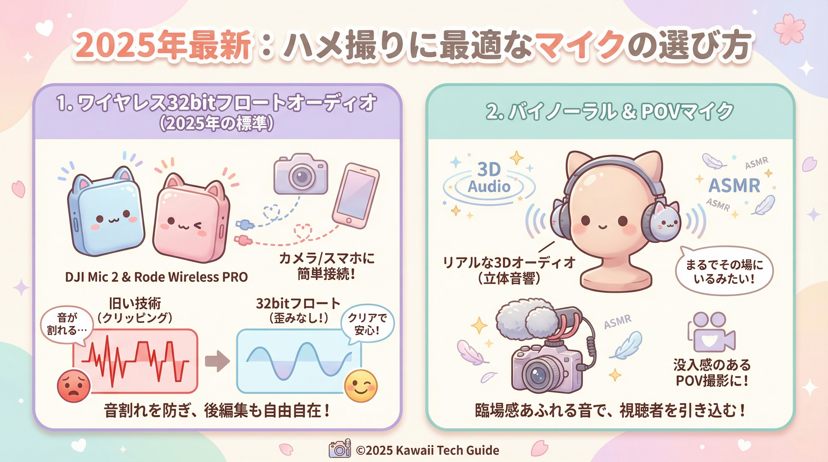 2025年最新:ハメ撮りに最適なマイクの選び方