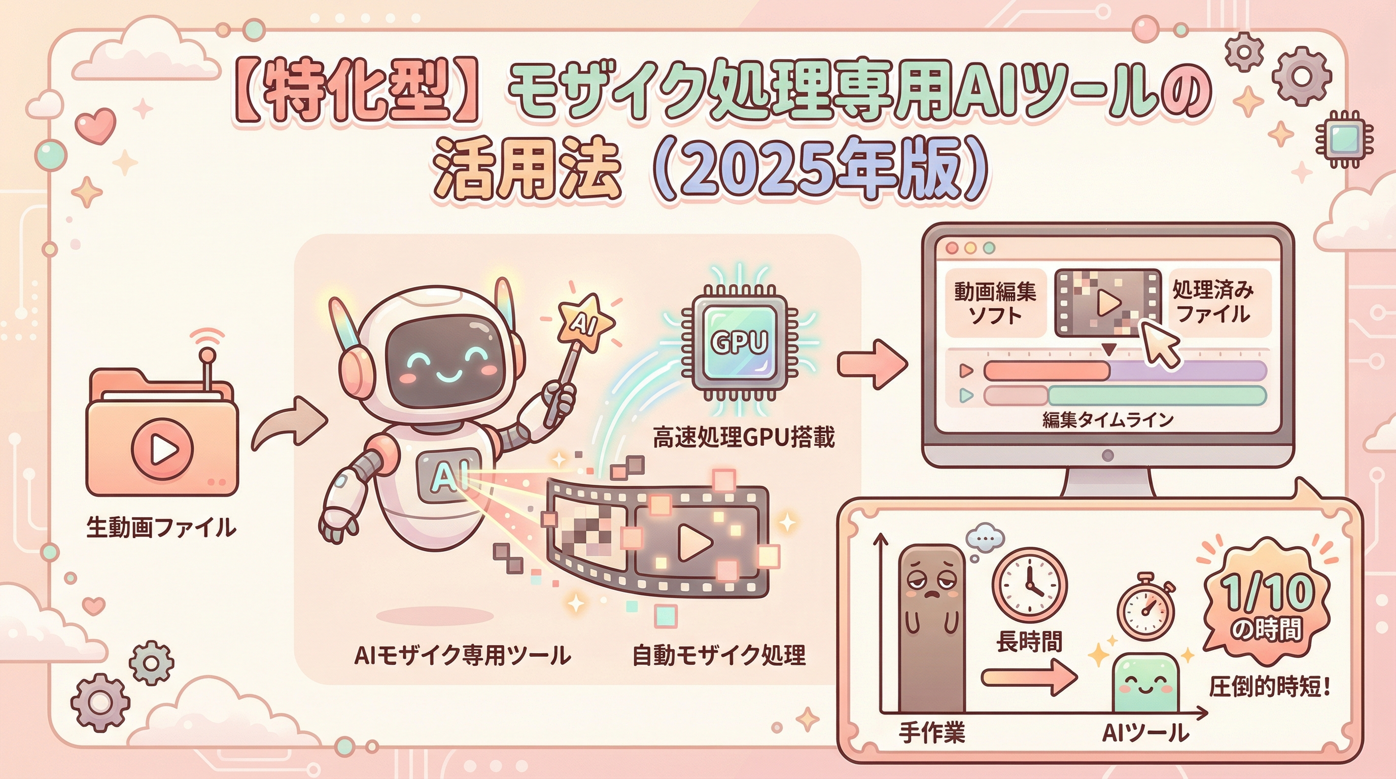 【特化型】モザイク処理専用AIツールの活用法（2025年版）