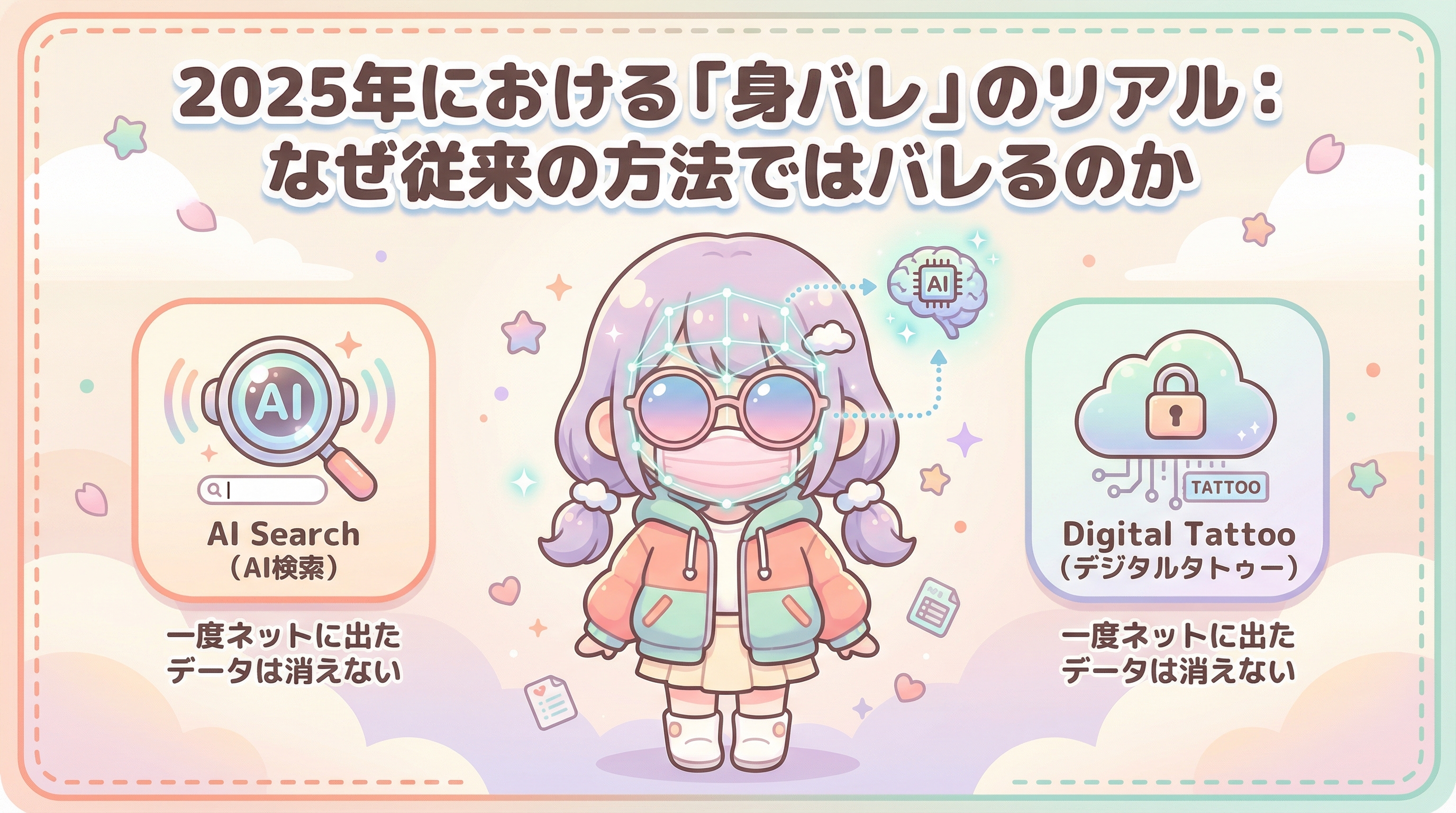 2025年における「身バレ」のリアル：なぜ従来の方法ではバレるのか