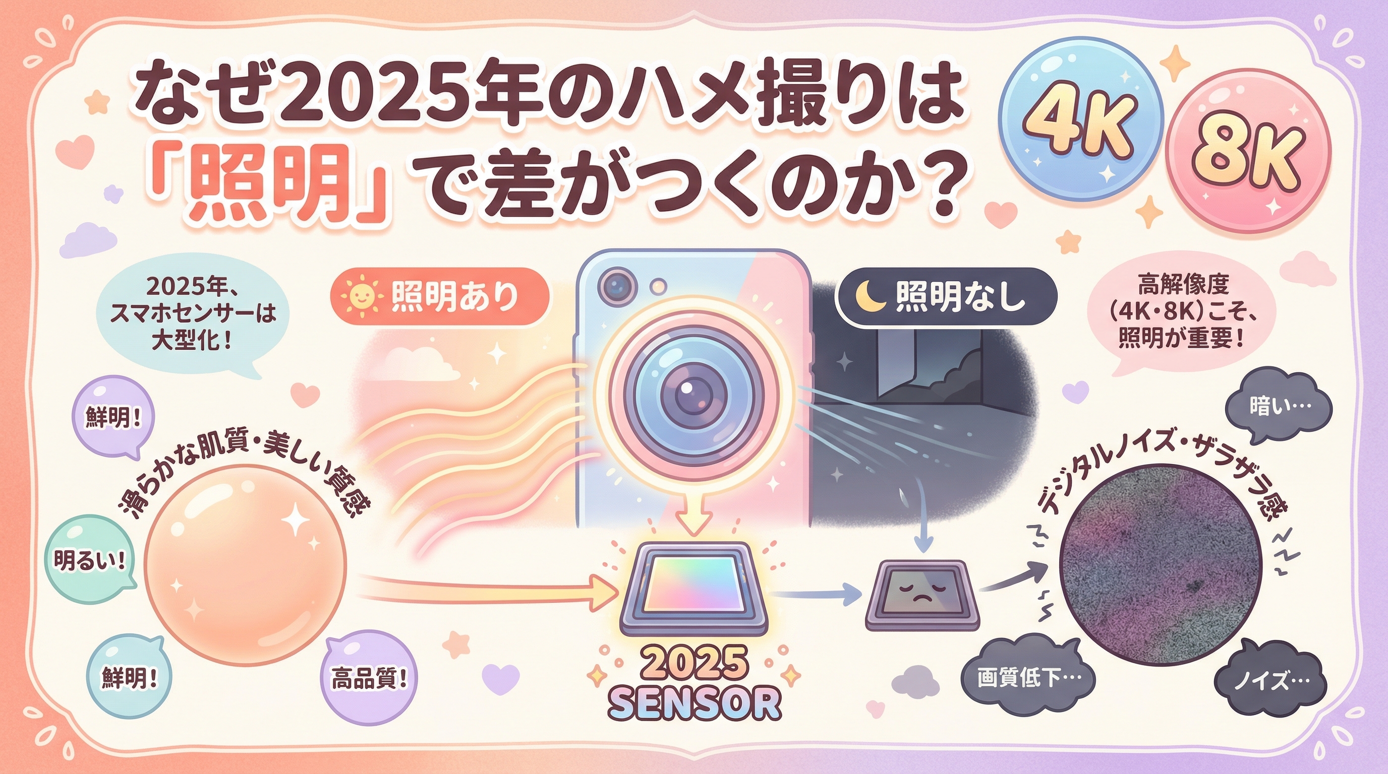 なぜ2025年のハメ撮りは「照明」で差がつくのか？