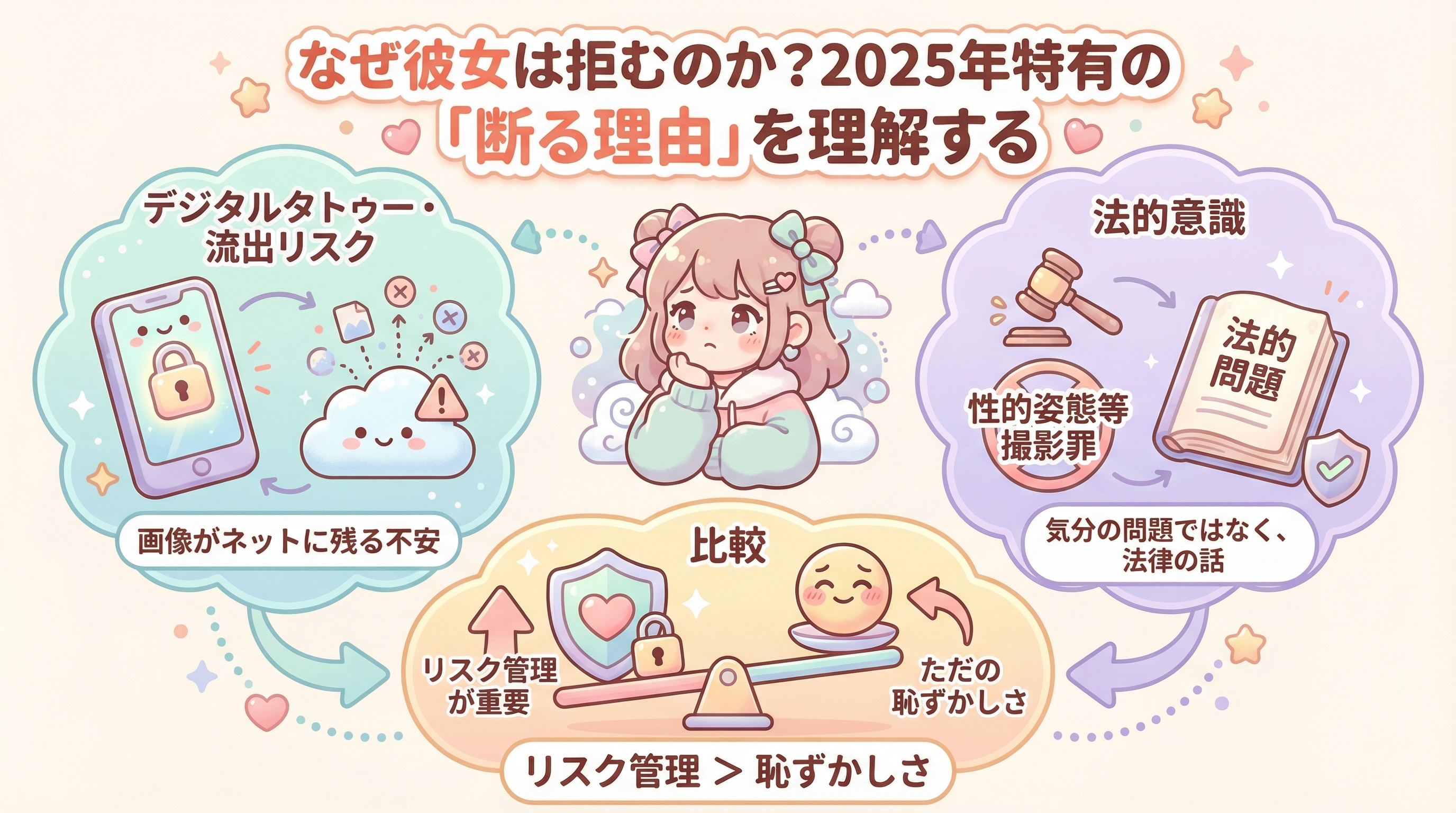 なぜ彼女は拒むのか?2025年特有の「断る理由」を理解する