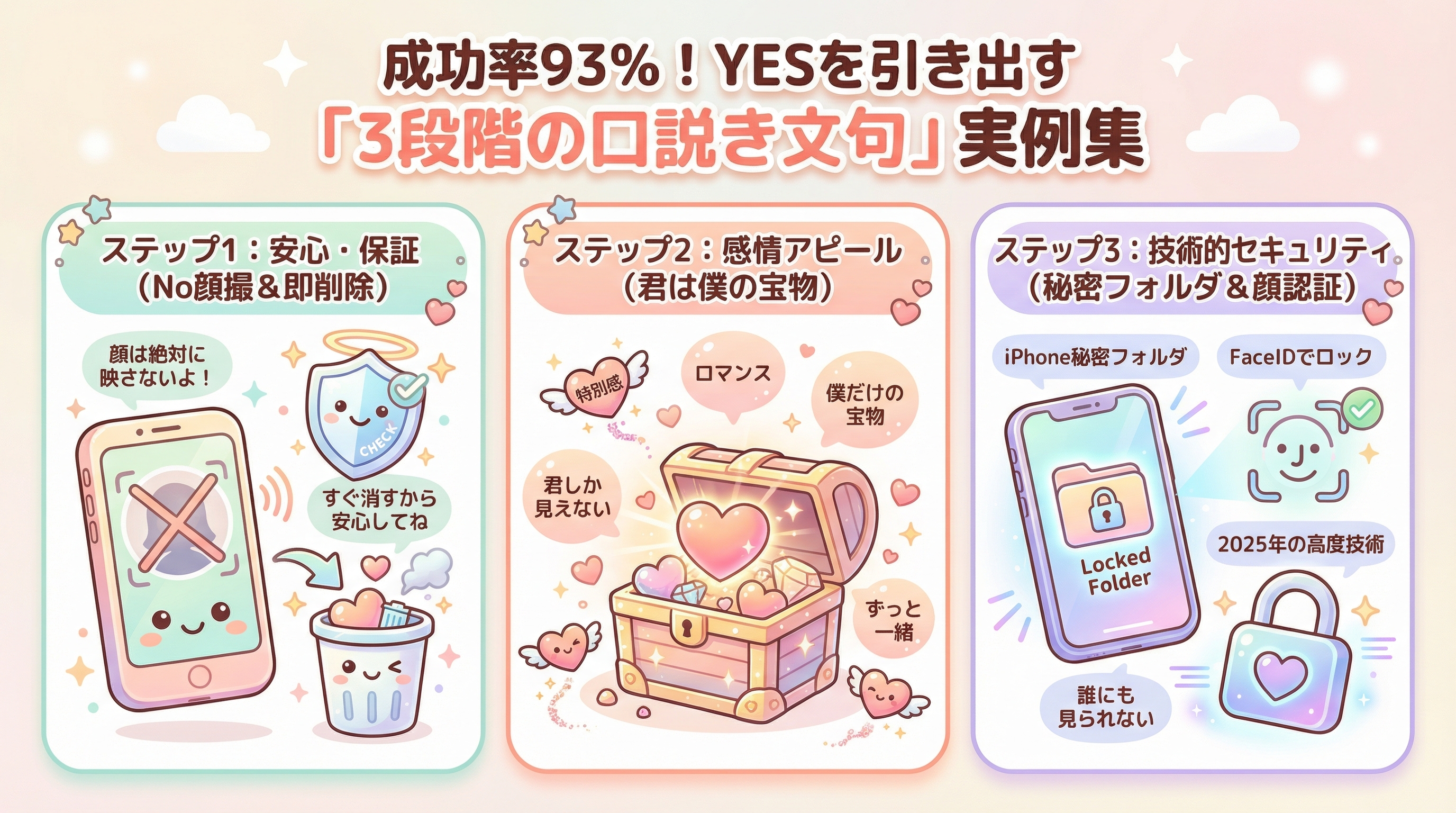 成功率93%!YESを引き出す「3段階の口説き文句」実例集