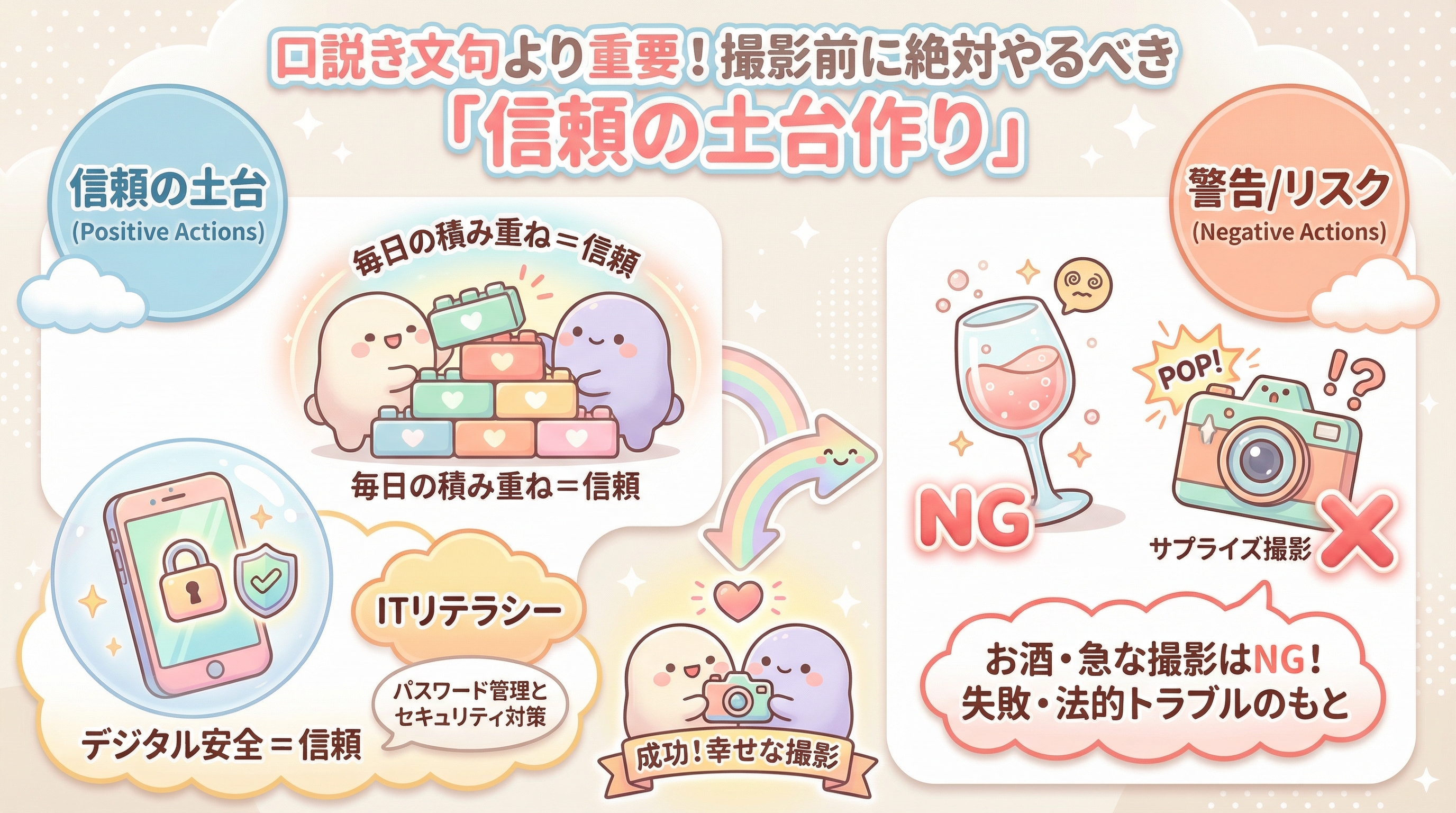 口説き文句より重要!撮影前に絶対やるべき「信頼の土台作り」