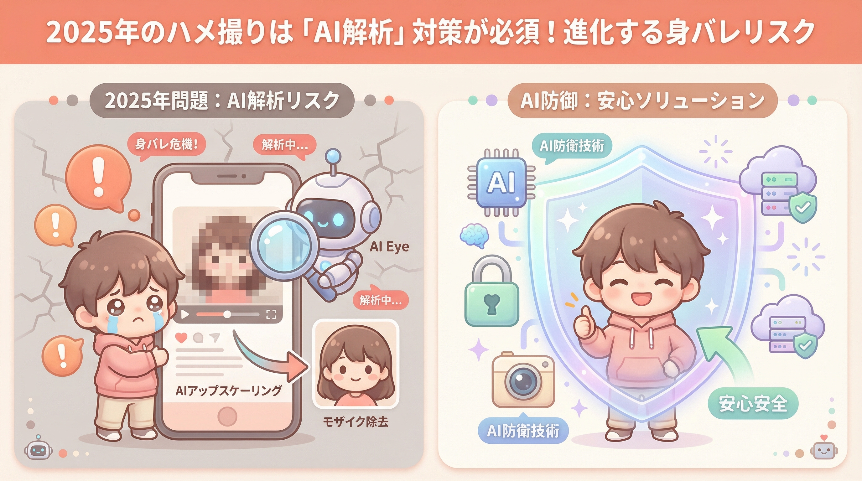 2025年のハメ撮りは「AI解析」対策が必須!進化する身バレリスク