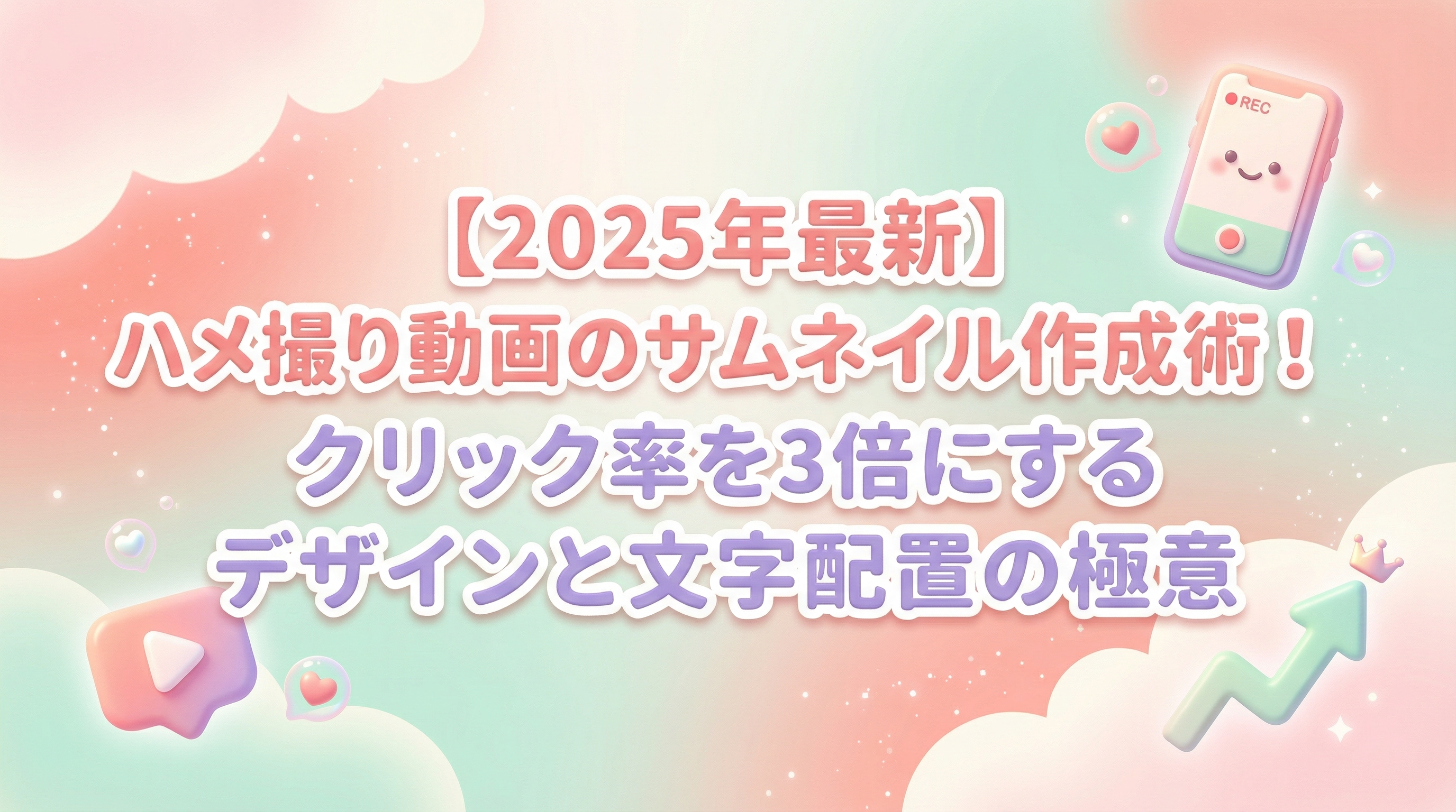 【2025年最新】ハメ撮り動画のサムネイル作成術！クリック率を3倍にするデザインと文字配置の極意