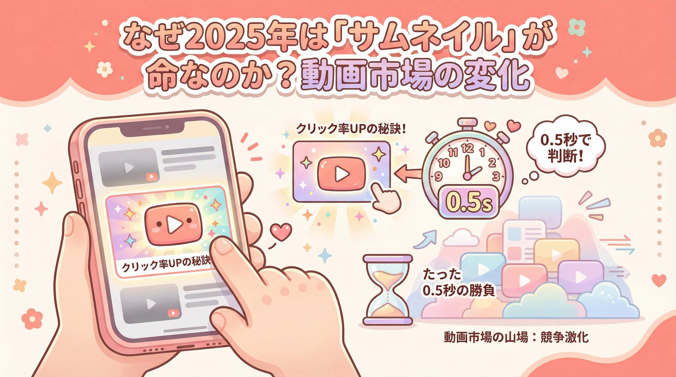 なぜ2025年は「サムネイル」が命なのか？動画市場の変化