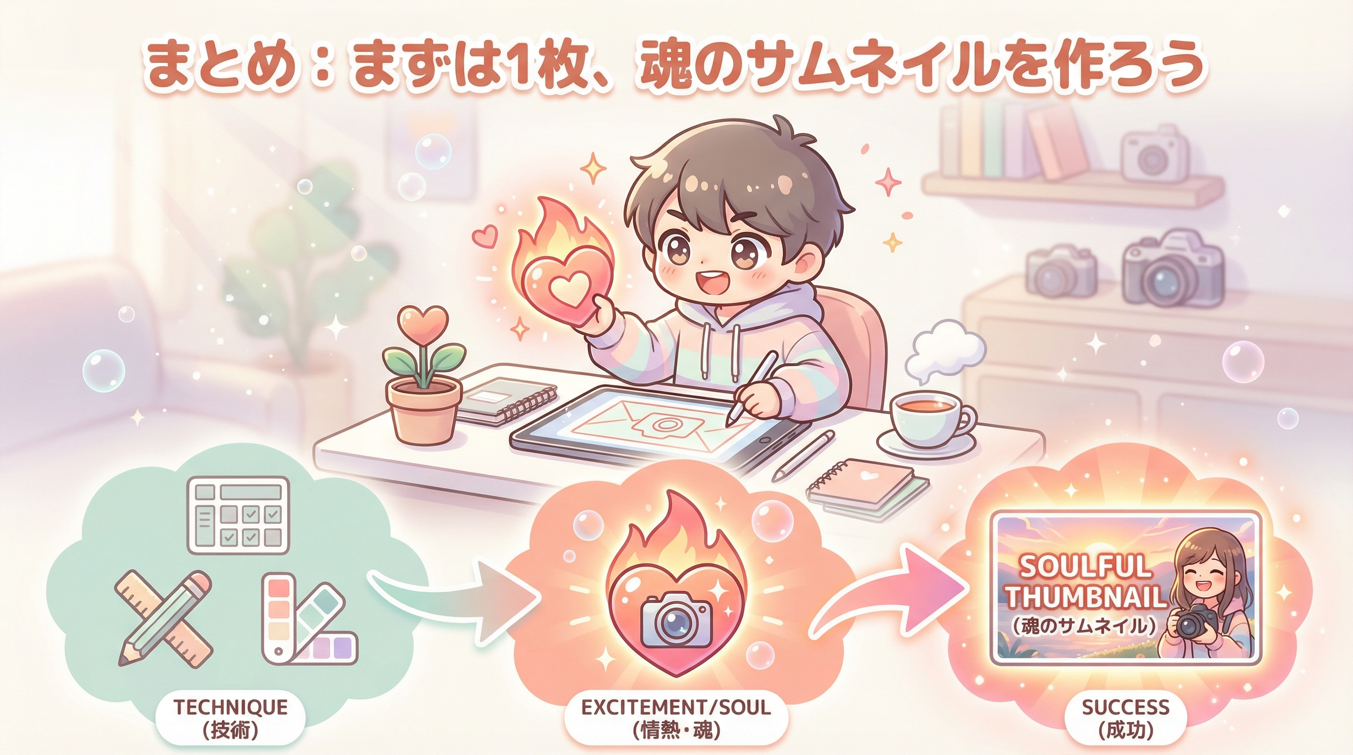 まとめ：まずは1枚、魂のサムネイルを作ろう