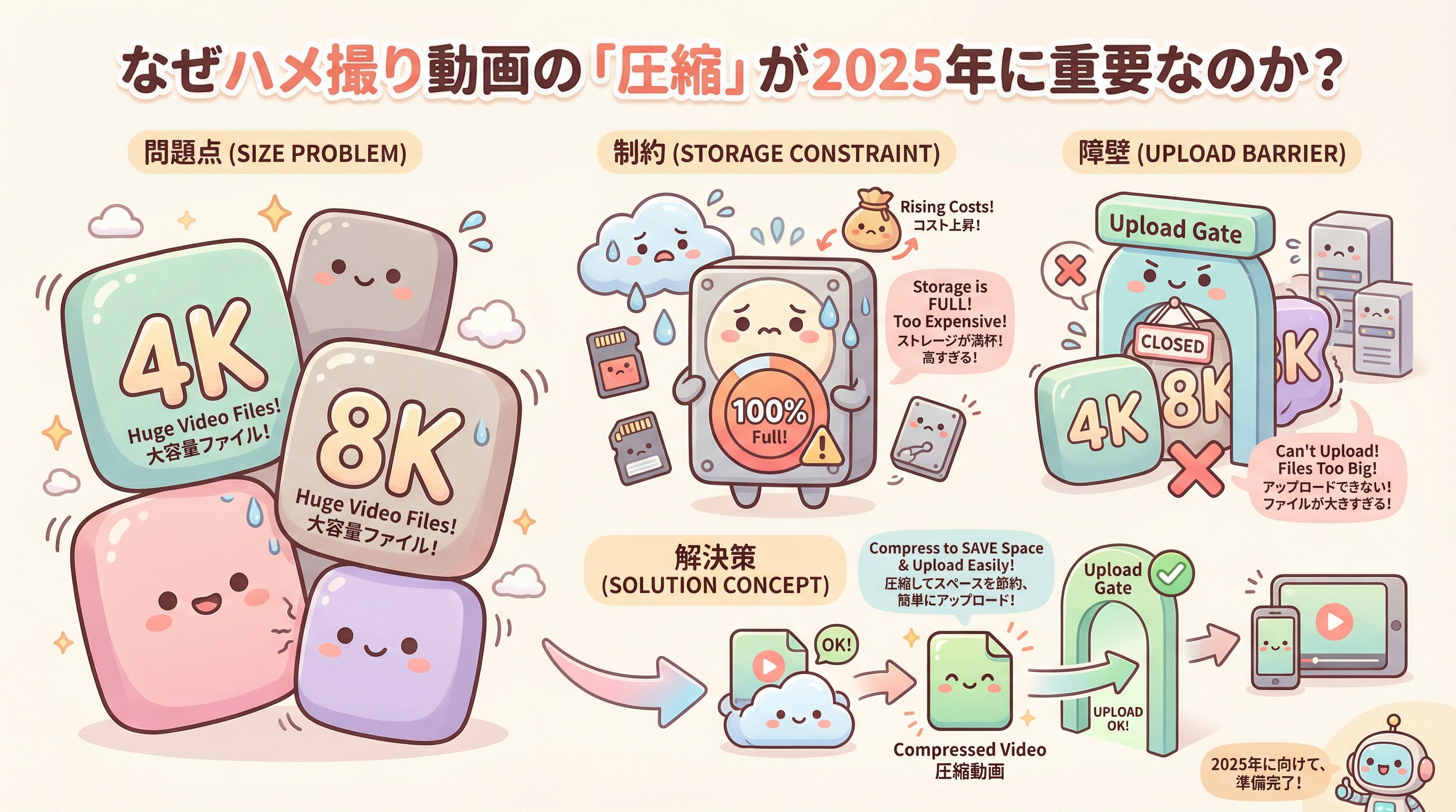 なぜハメ撮り動画の「圧縮」が2025年に重要なのか？