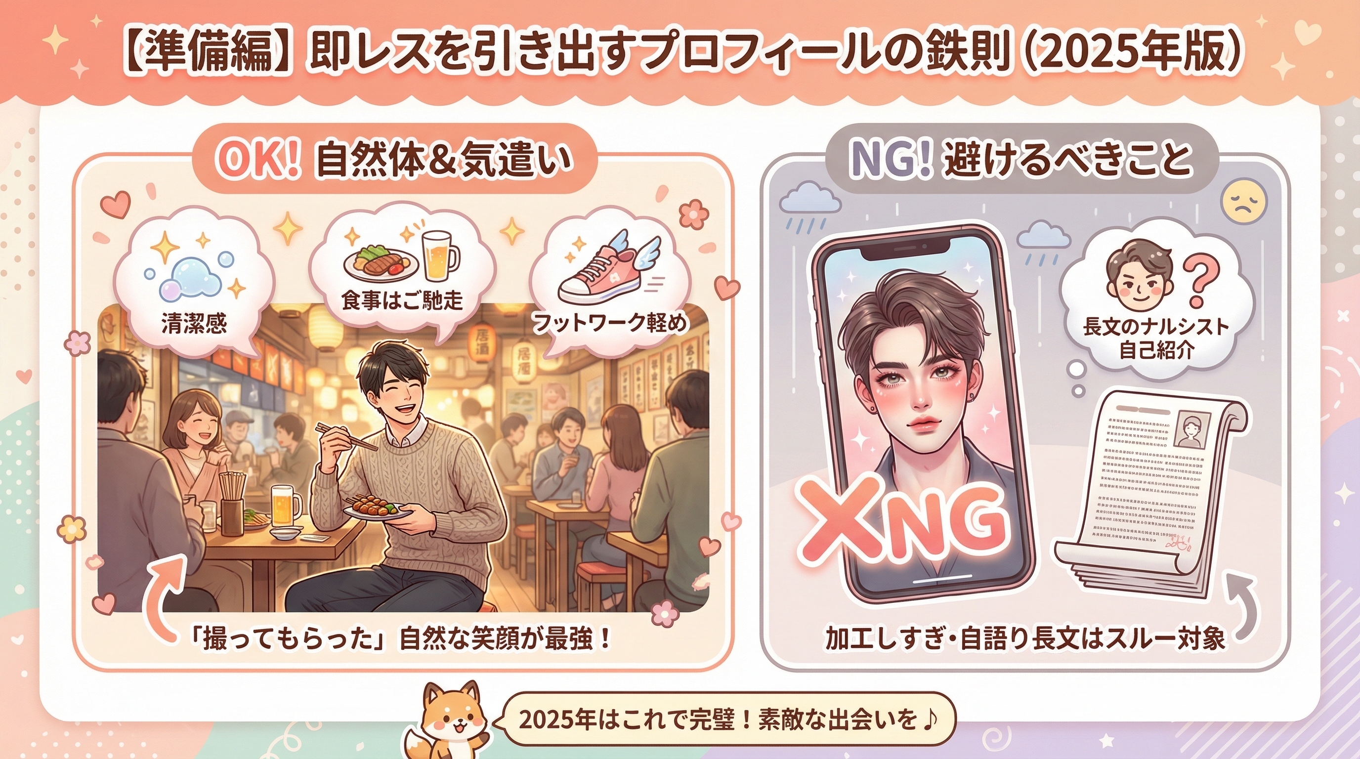 【準備編】即レスを引き出すプロフィールの鉄則(2025年版)