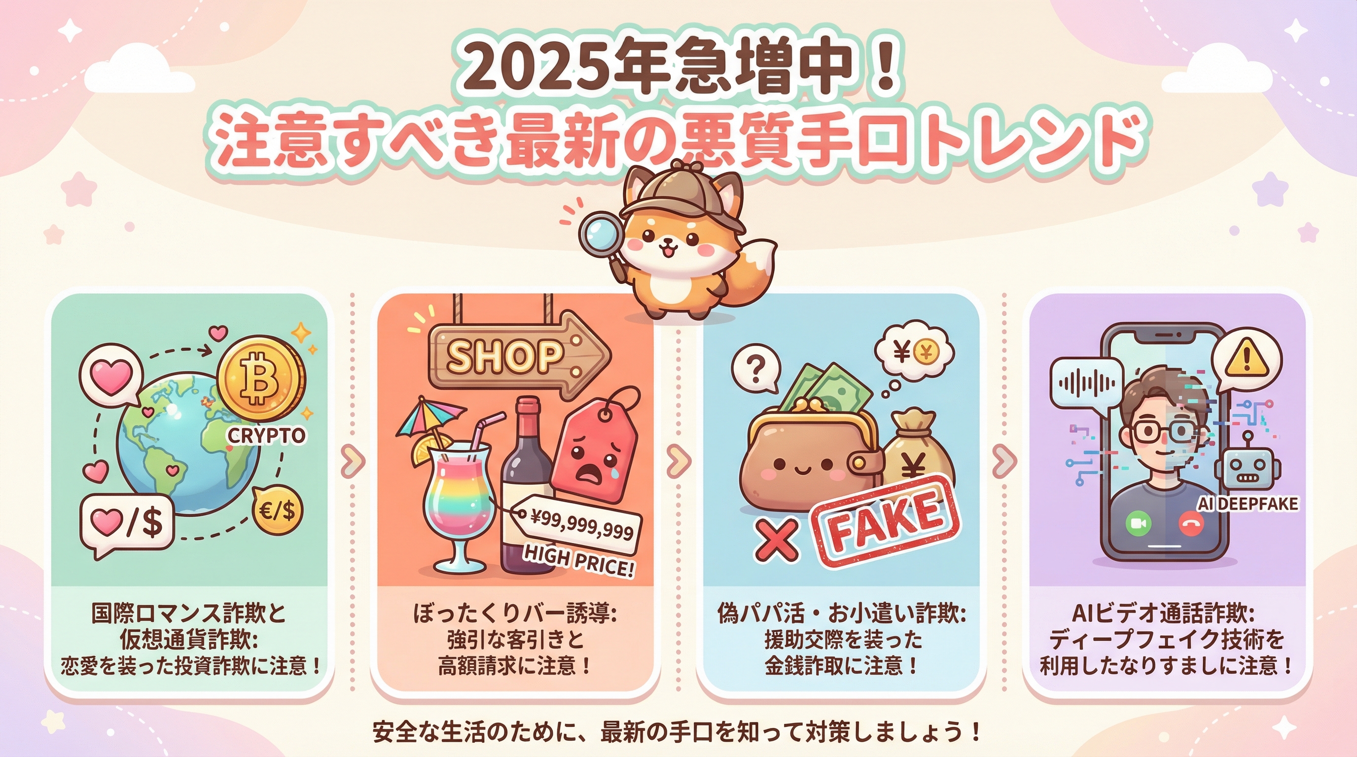 2025年急増中！注意すべき最新の悪質手口トレンド