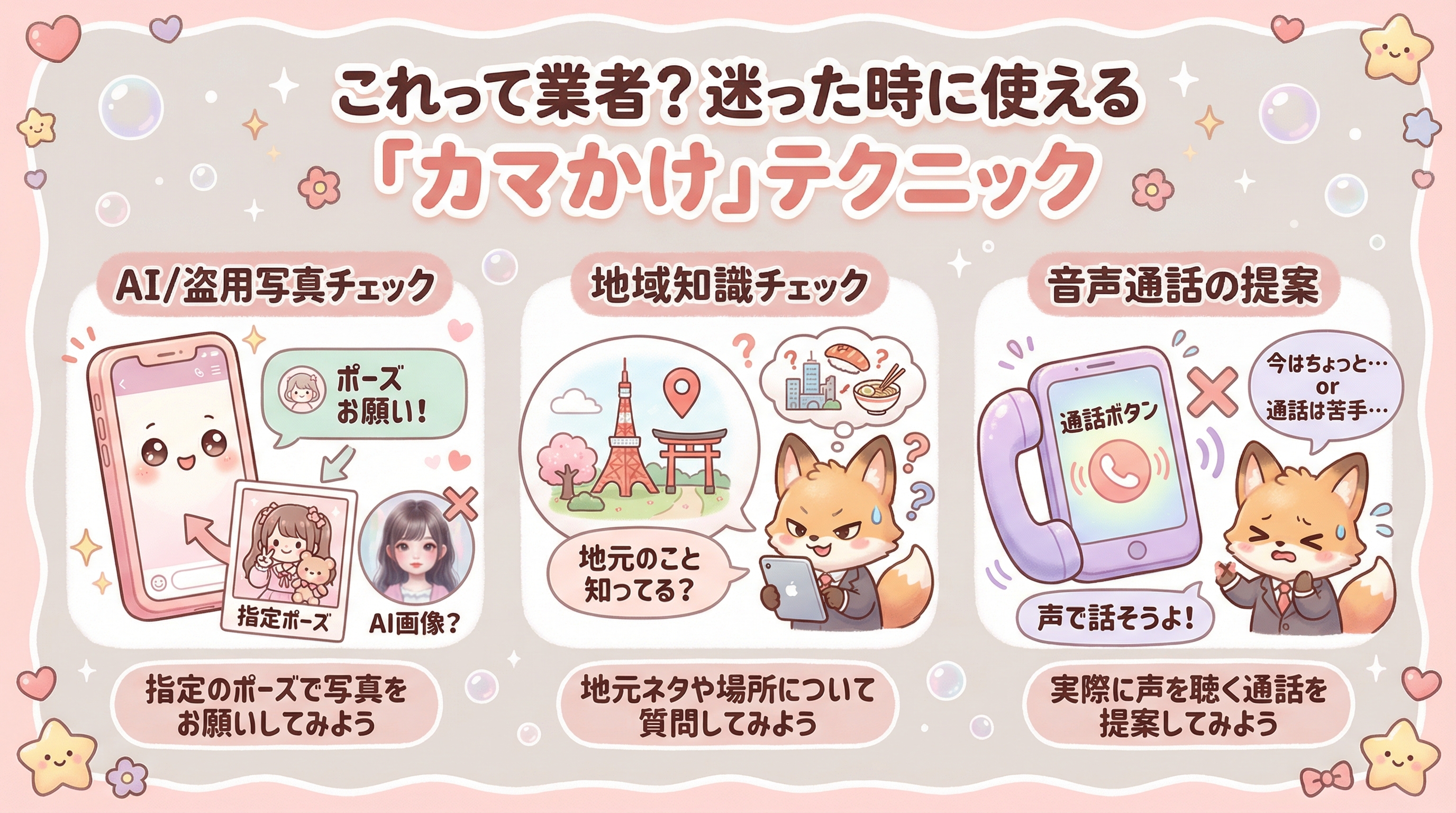 これって業者？迷った時に使える「カマかけ」テクニック