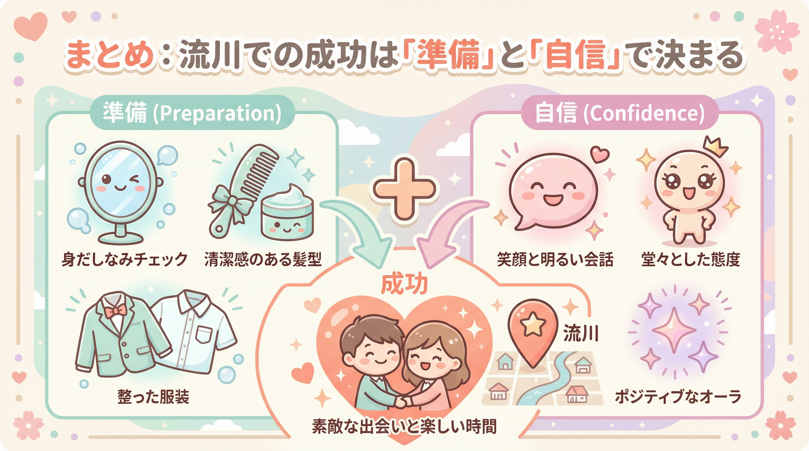 まとめ：流川での成功は「準備」と「自信」で決まる