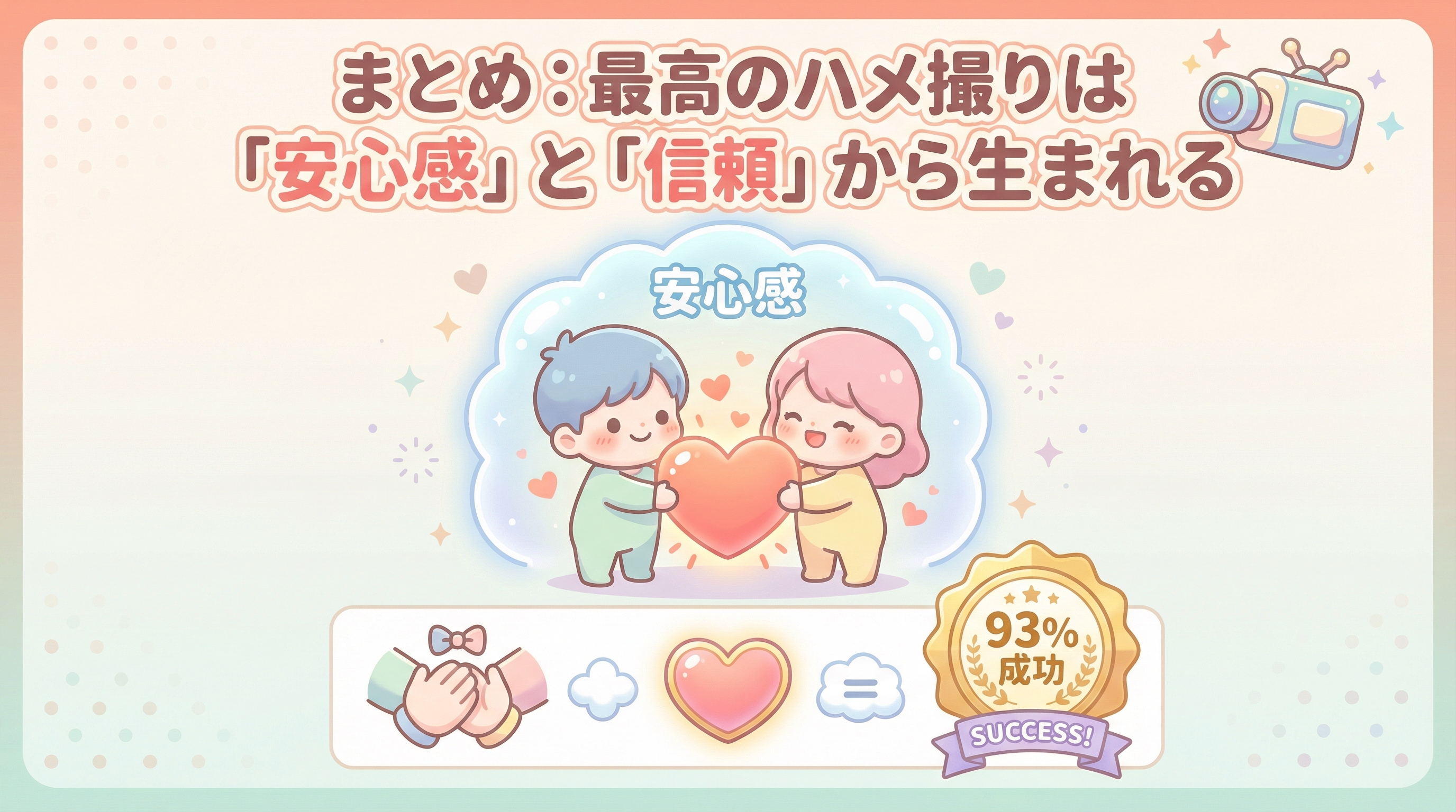 まとめ:最高のハメ撮りは「安心感」と「信頼」から生まれる