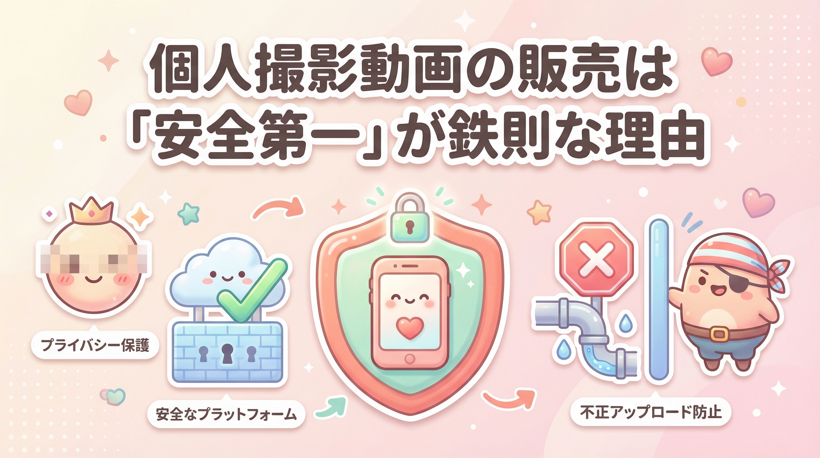 個人撮影動画の販売は「安全第一」が鉄則な理由