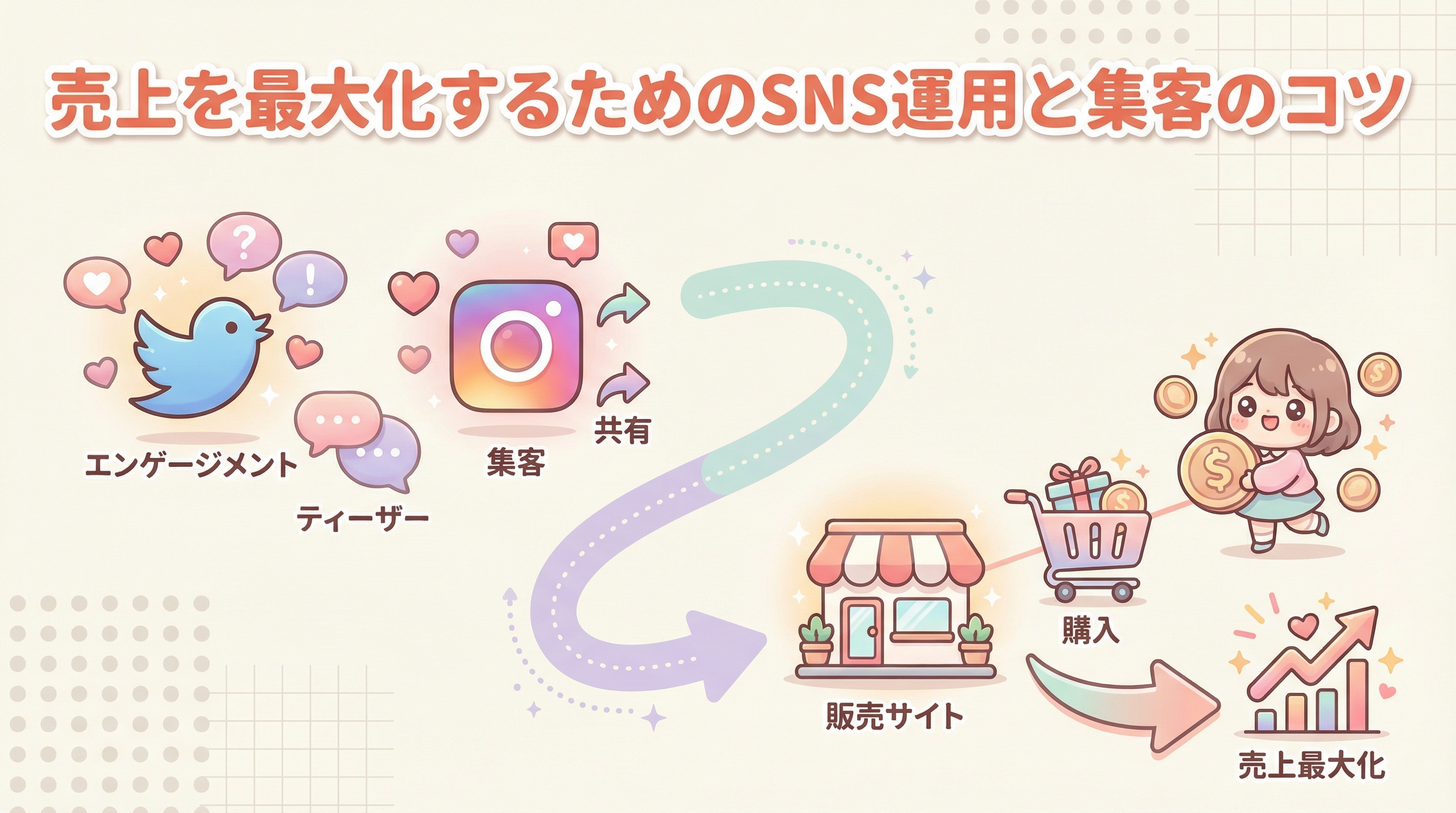 売上を最大化するためのSNS運用と集客のコツ