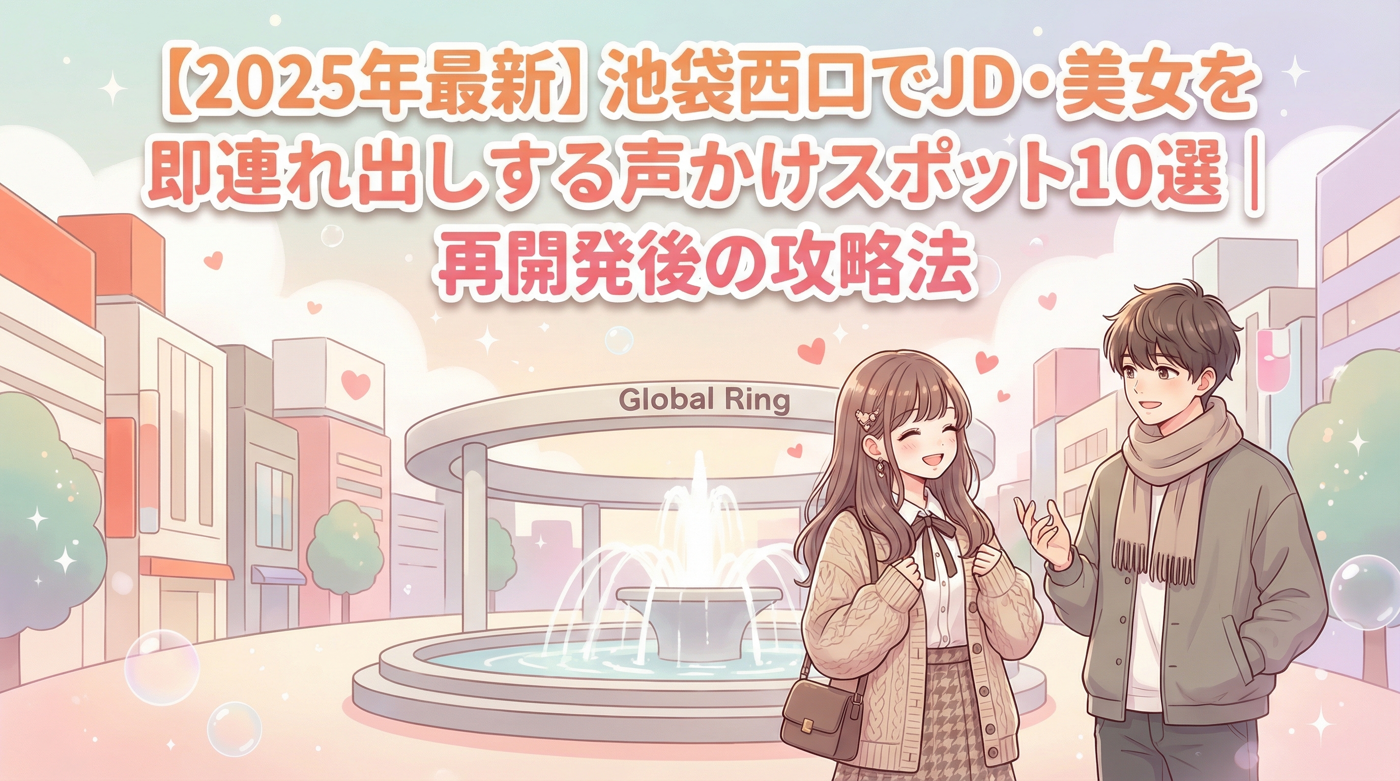 【2025年最新】池袋西口でJD・美女を即連れ出しする声かけスポット10選｜再開発後の攻略法