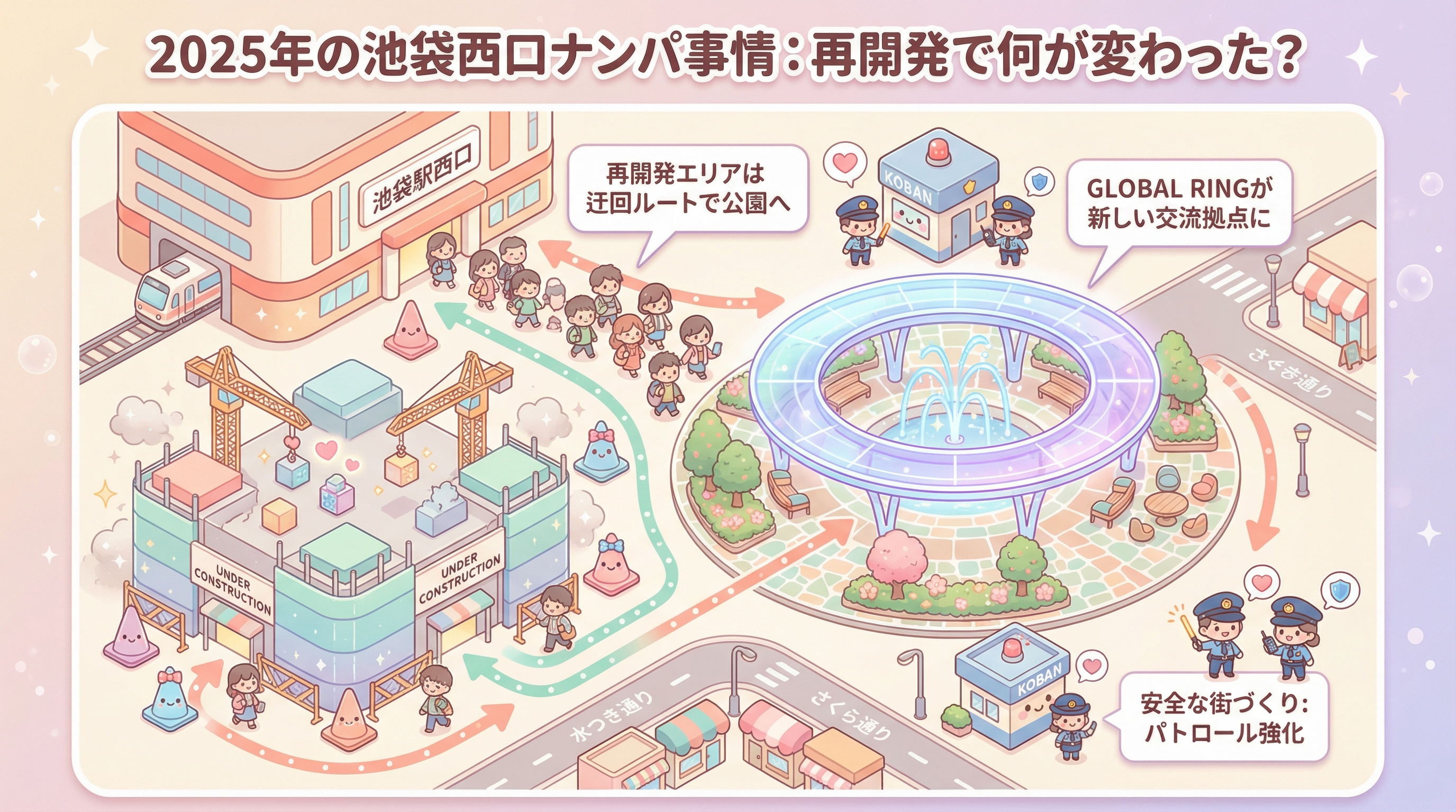 2025年の池袋西口ナンパ事情：再開発で何が変わった？