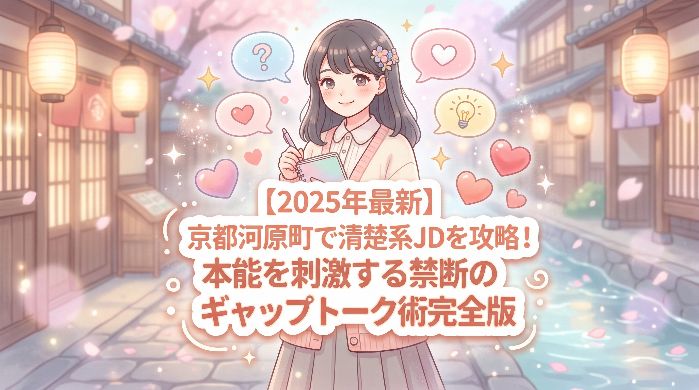 【2025年最新】京都河原町で清楚系JDを即ヤリ！本能を刺激する禁断のギャップトーク術完全版