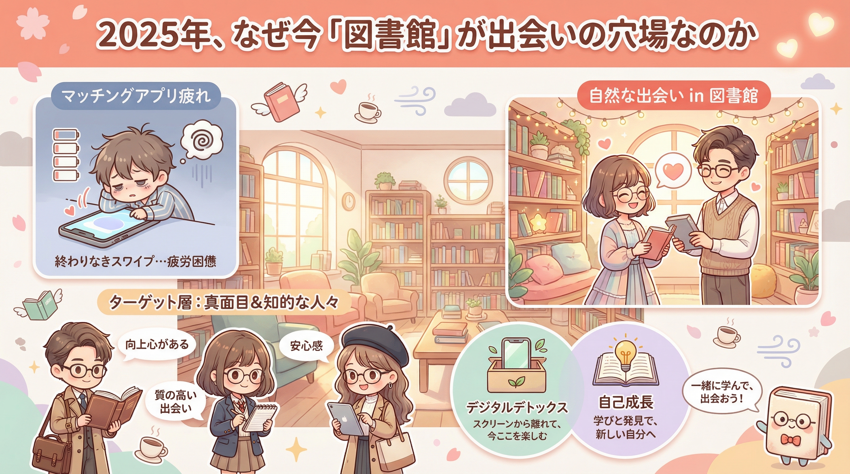 2025年、なぜ今「図書館」が出会いの穴場なのか