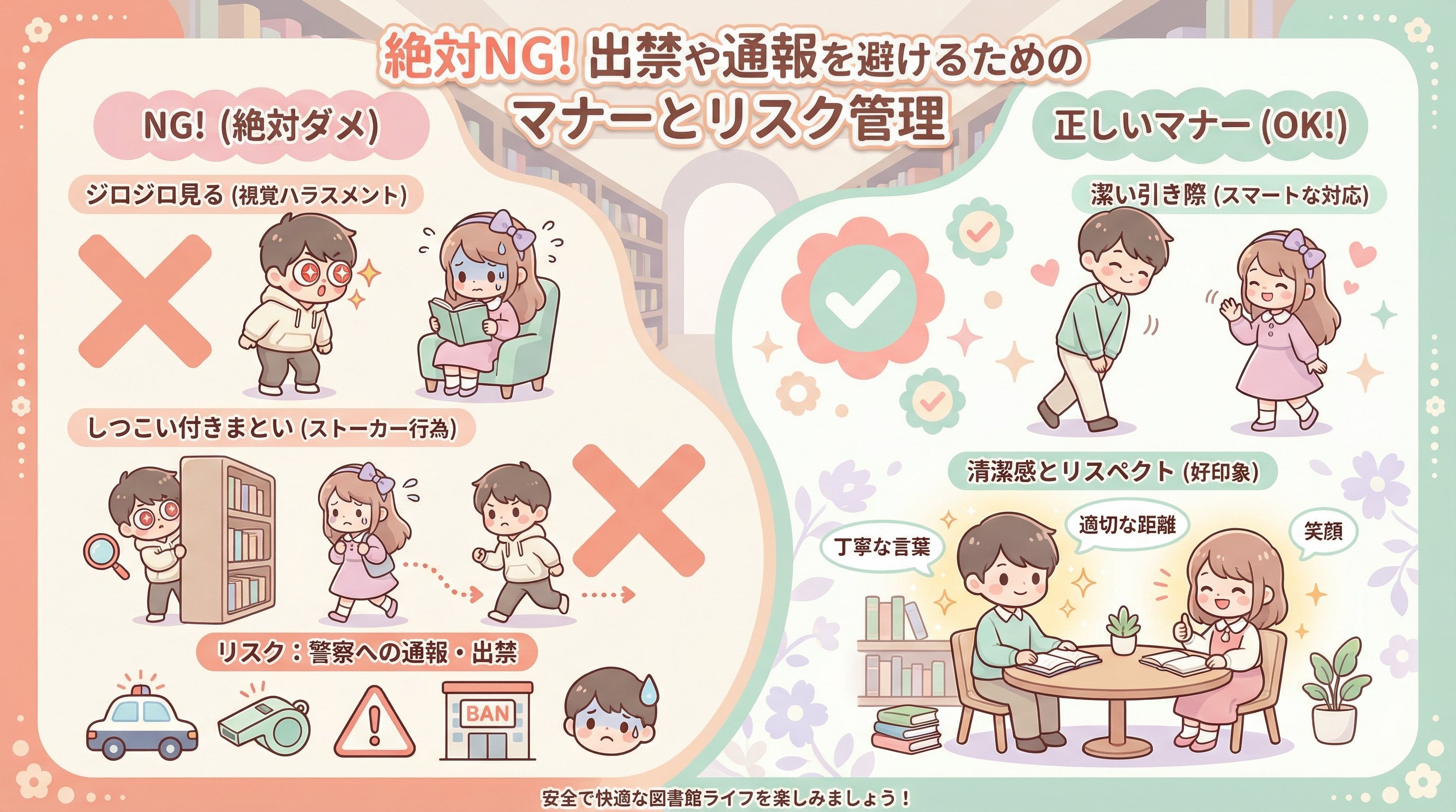 絶対NG！出禁や通報を避けるためのマナーとリスク管理