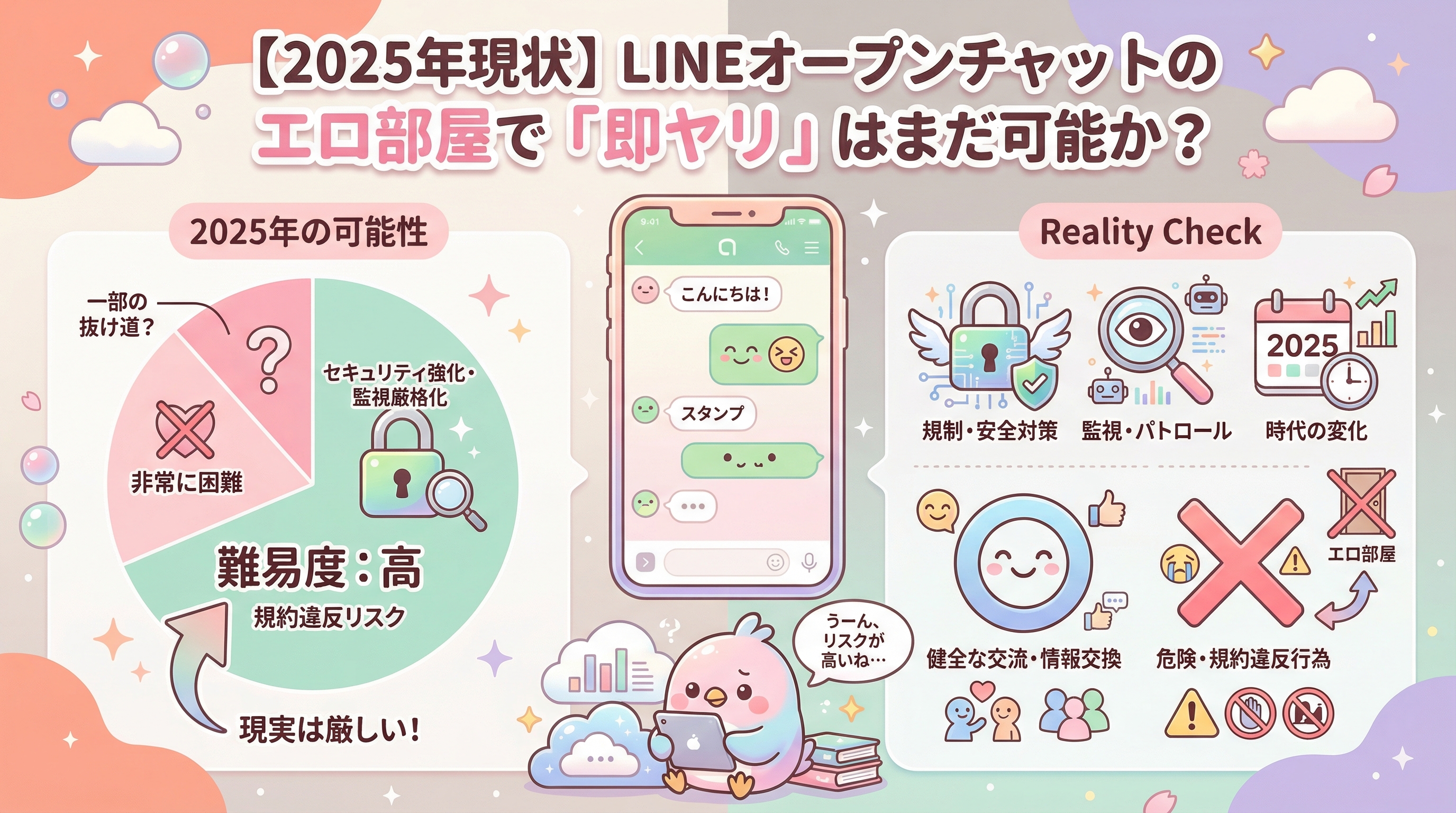 【2025年現状】LINEオープンチャットのエロ部屋で「即ヤリ」はまだ可能か？