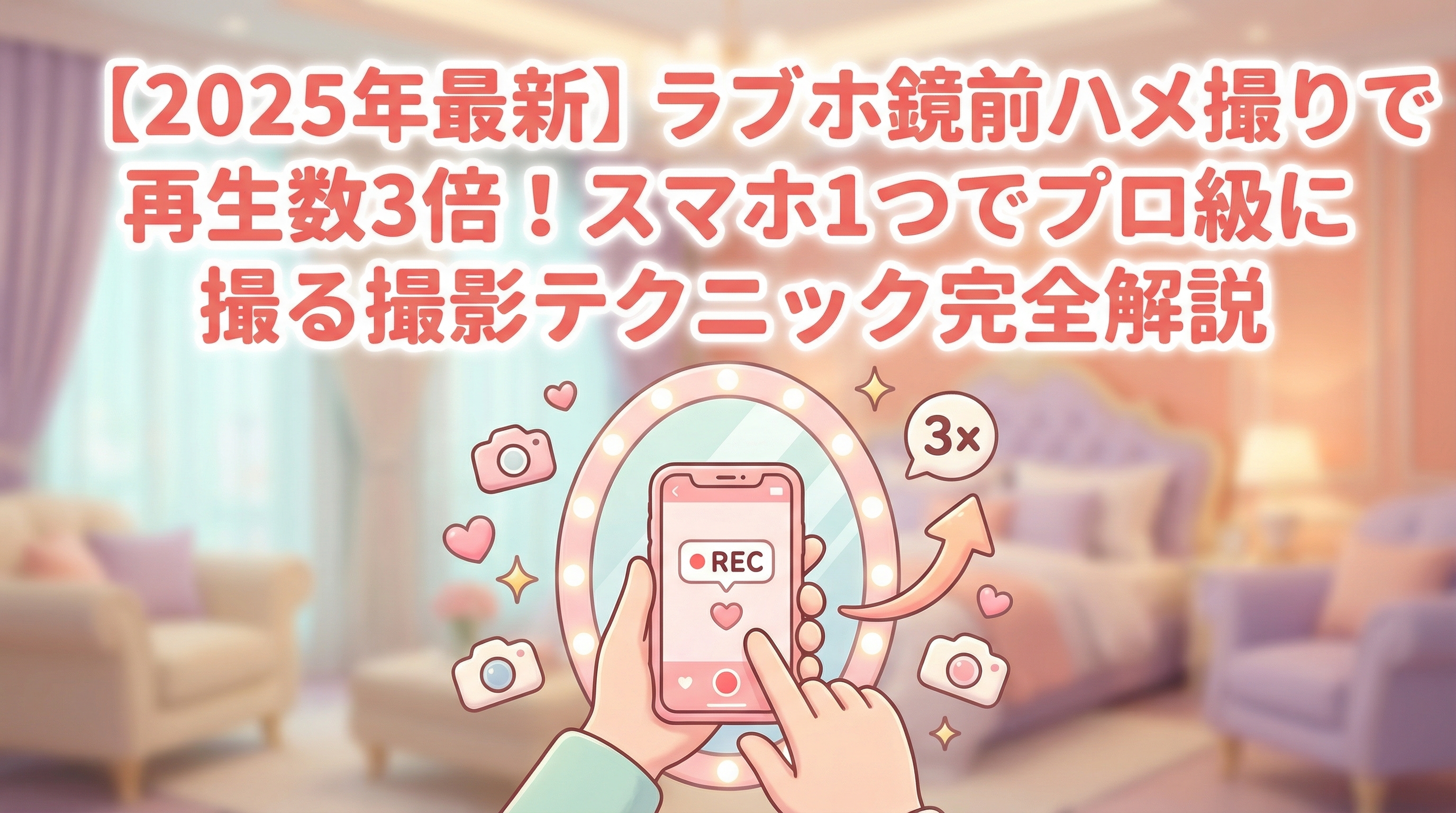 【2025年最新】ラブホ鏡前ハメ撮りで再生数3倍！スマホ1つでプロ級に撮る撮影テクニック完全解説