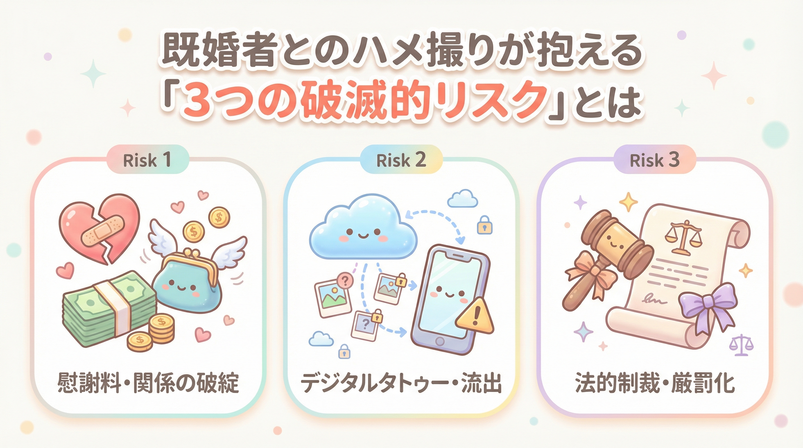 既婚者とのハメ撮りが抱える「3つの破滅的リスク」とは