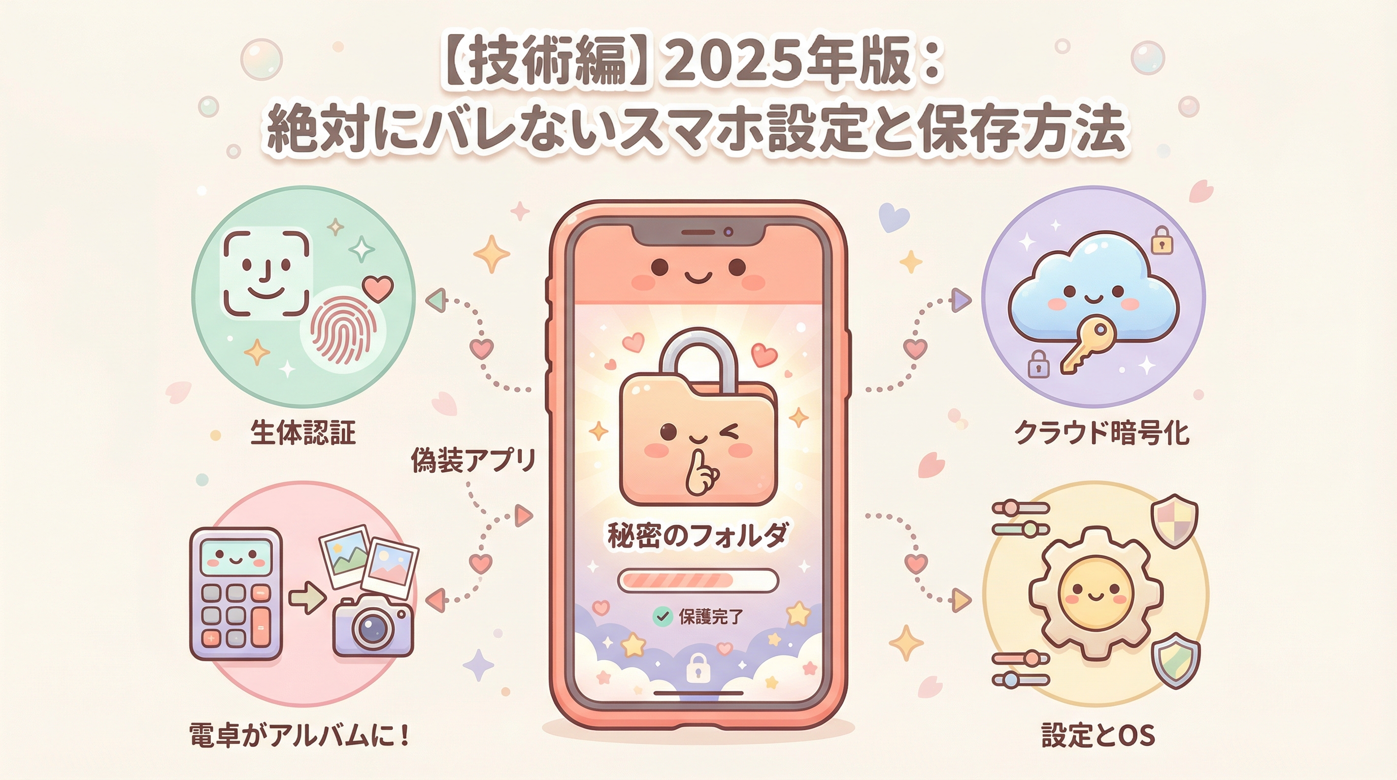 【技術編】2025年版:絶対にバレないスマホ設定と保存方法
