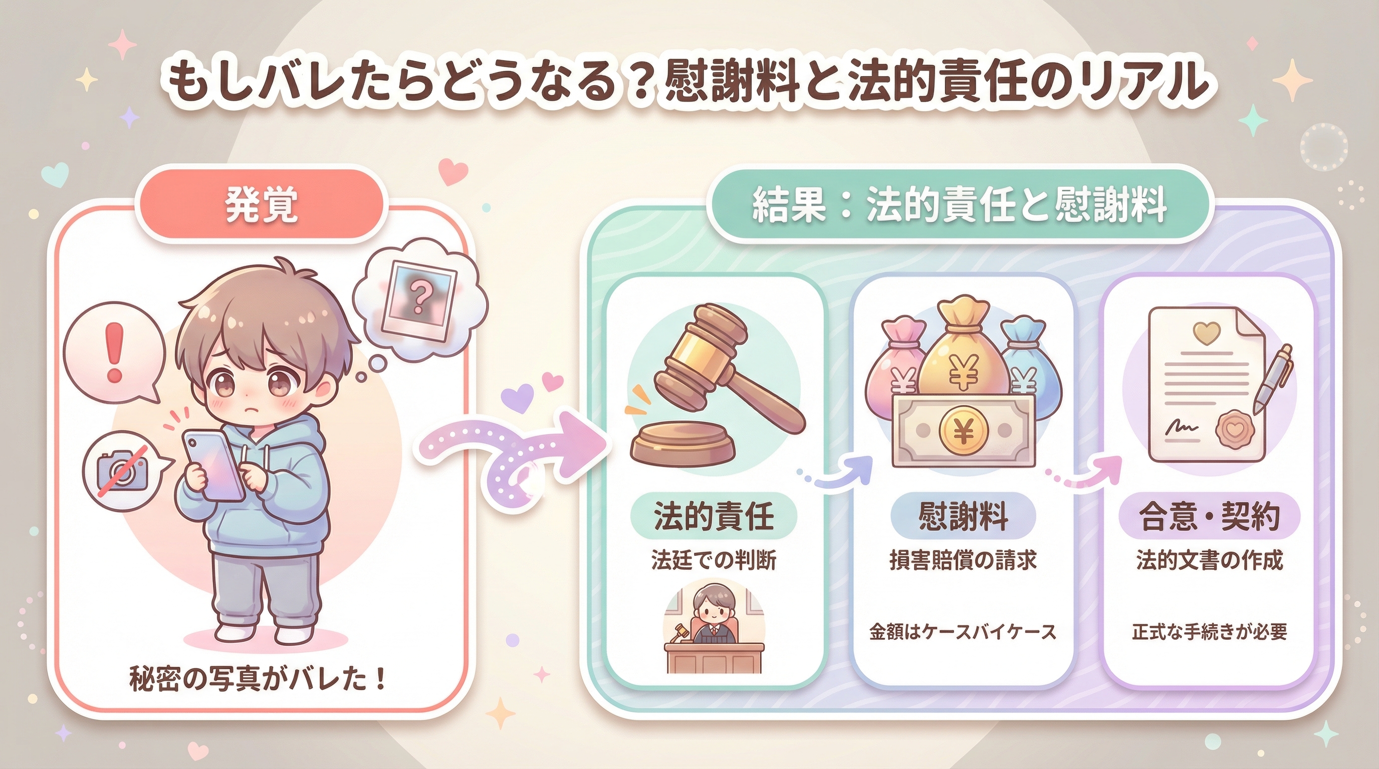 もしバレたらどうなる?慰謝料と法的責任のリアル