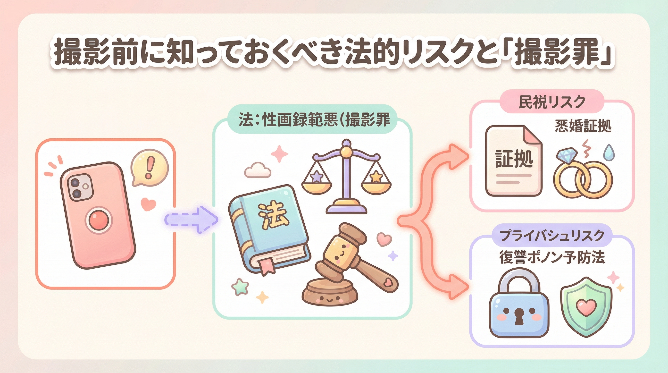 撮影前に知っておくべき法的リスクと「撮影罪」