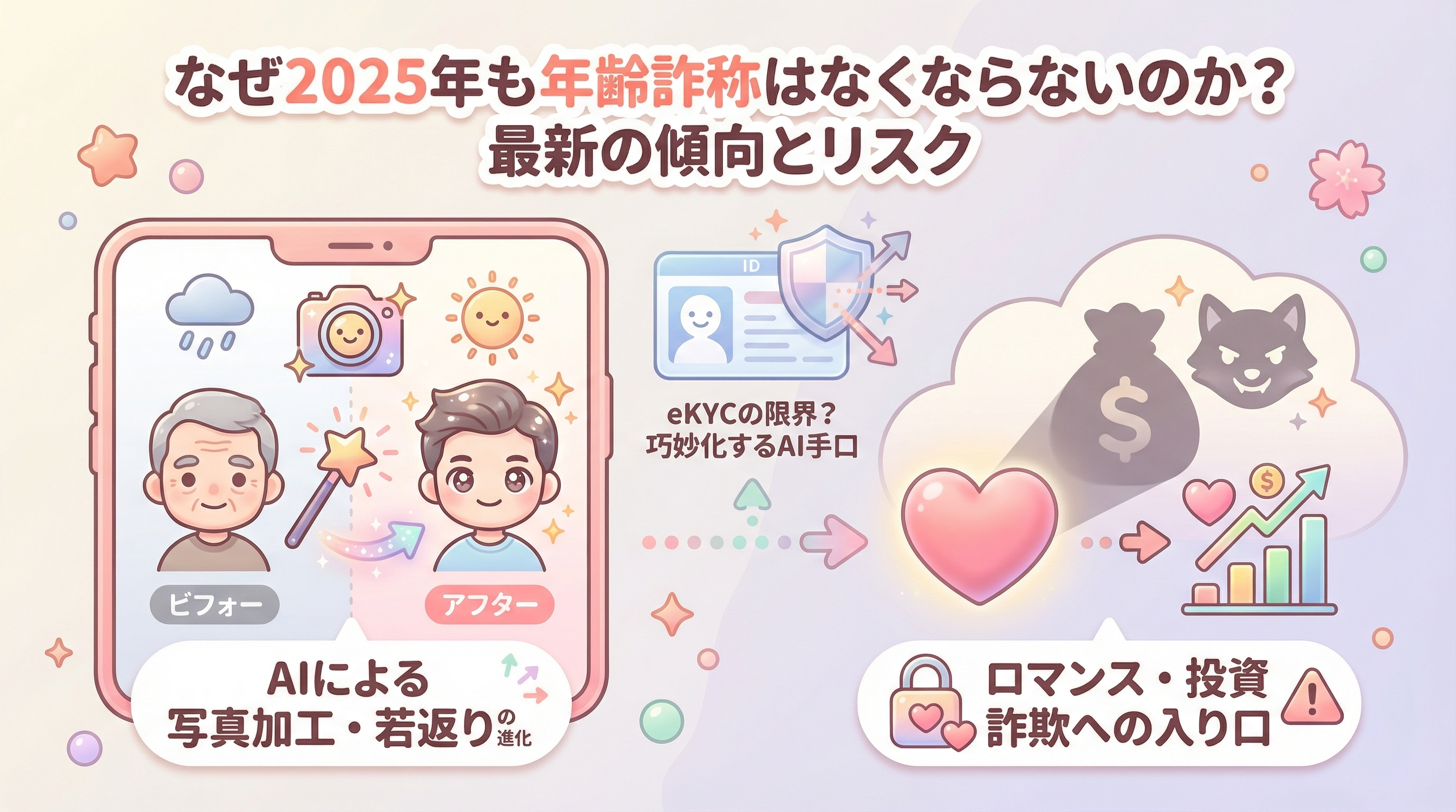 なぜ2025年も年齢詐称はなくならないのか？最新の傾向とリスク