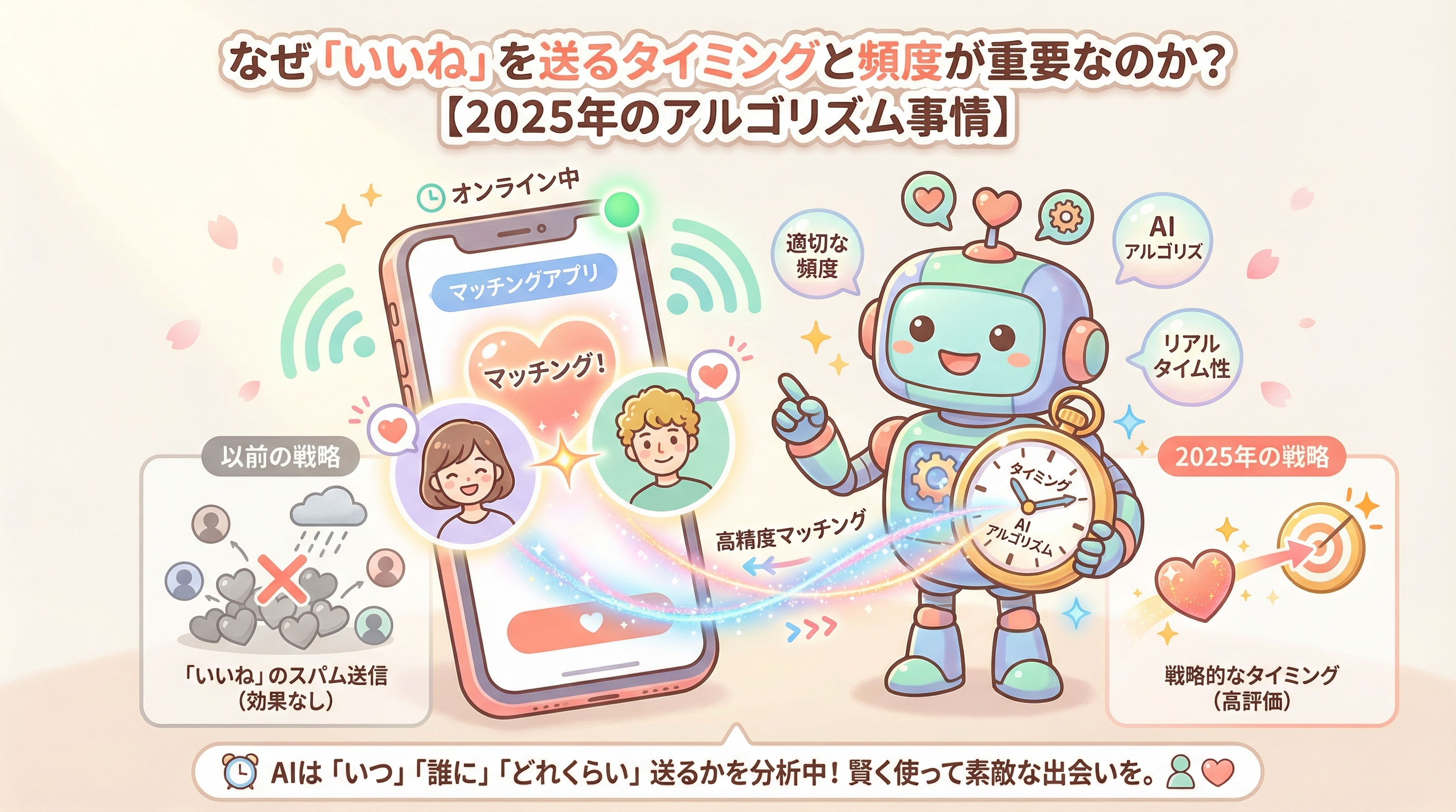 なぜ「いいね」を送るタイミングと頻度が重要なのか？【2025年のアルゴリズム事情】